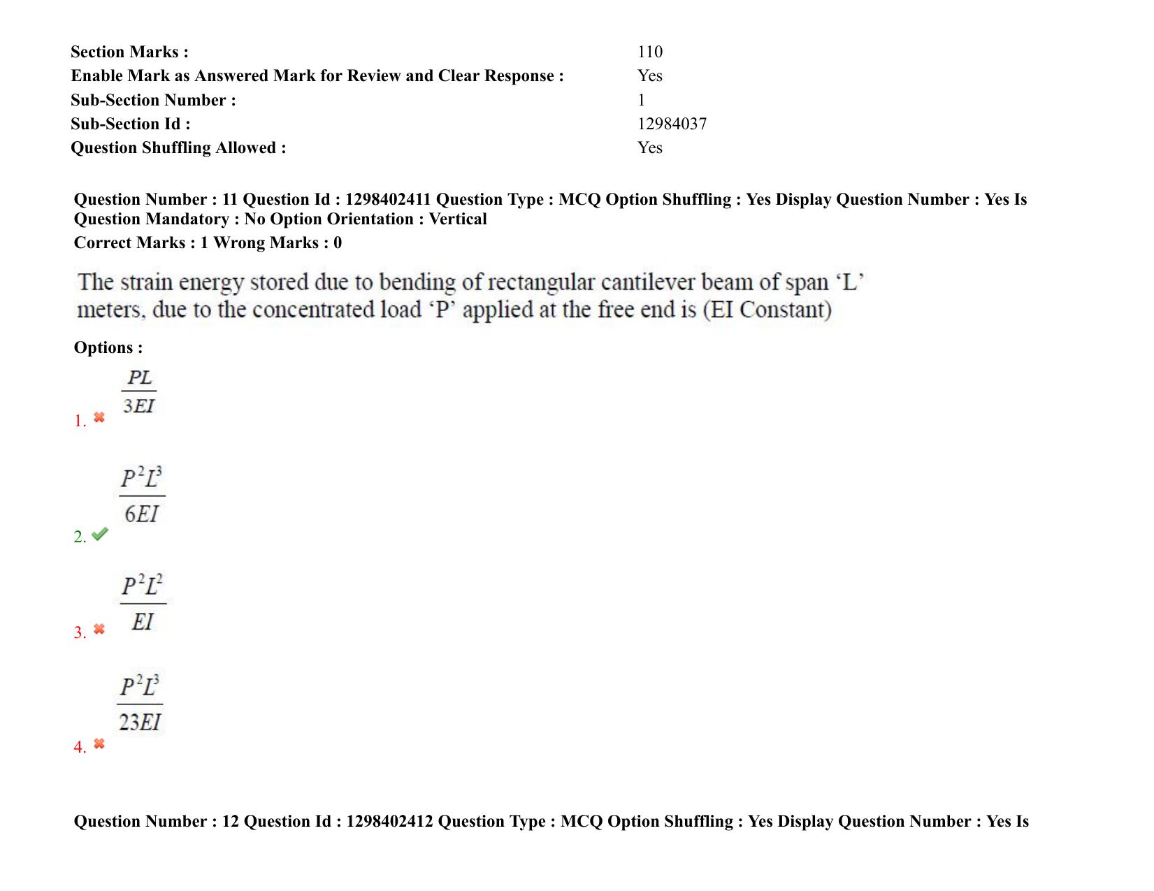 TS PGECET 2021: (CE) Civil Engineering Question Papers - Page 9