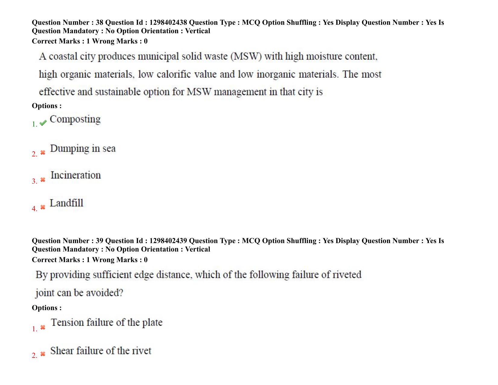 TS PGECET 2021: (CE) Civil Engineering Question Papers - Page 26
