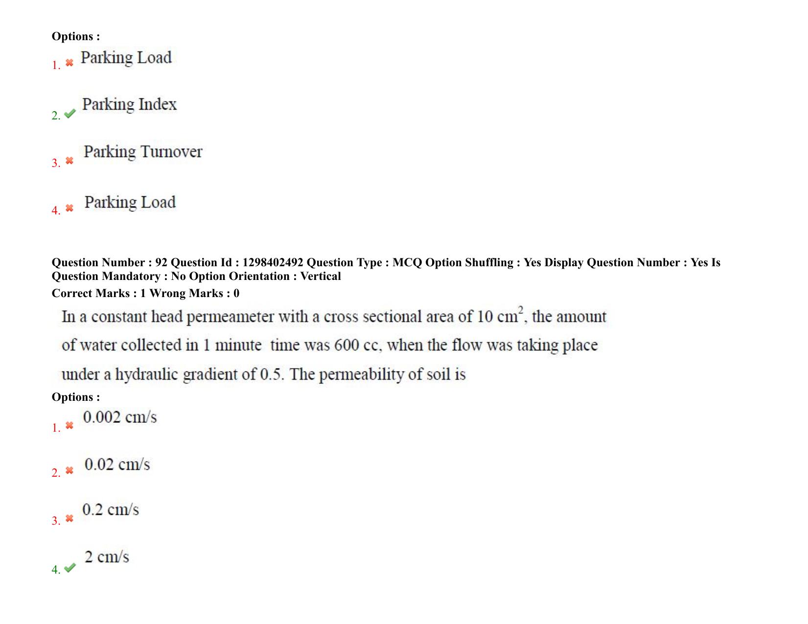 TS PGECET 2021: (CE) Civil Engineering Question Papers - Page 57