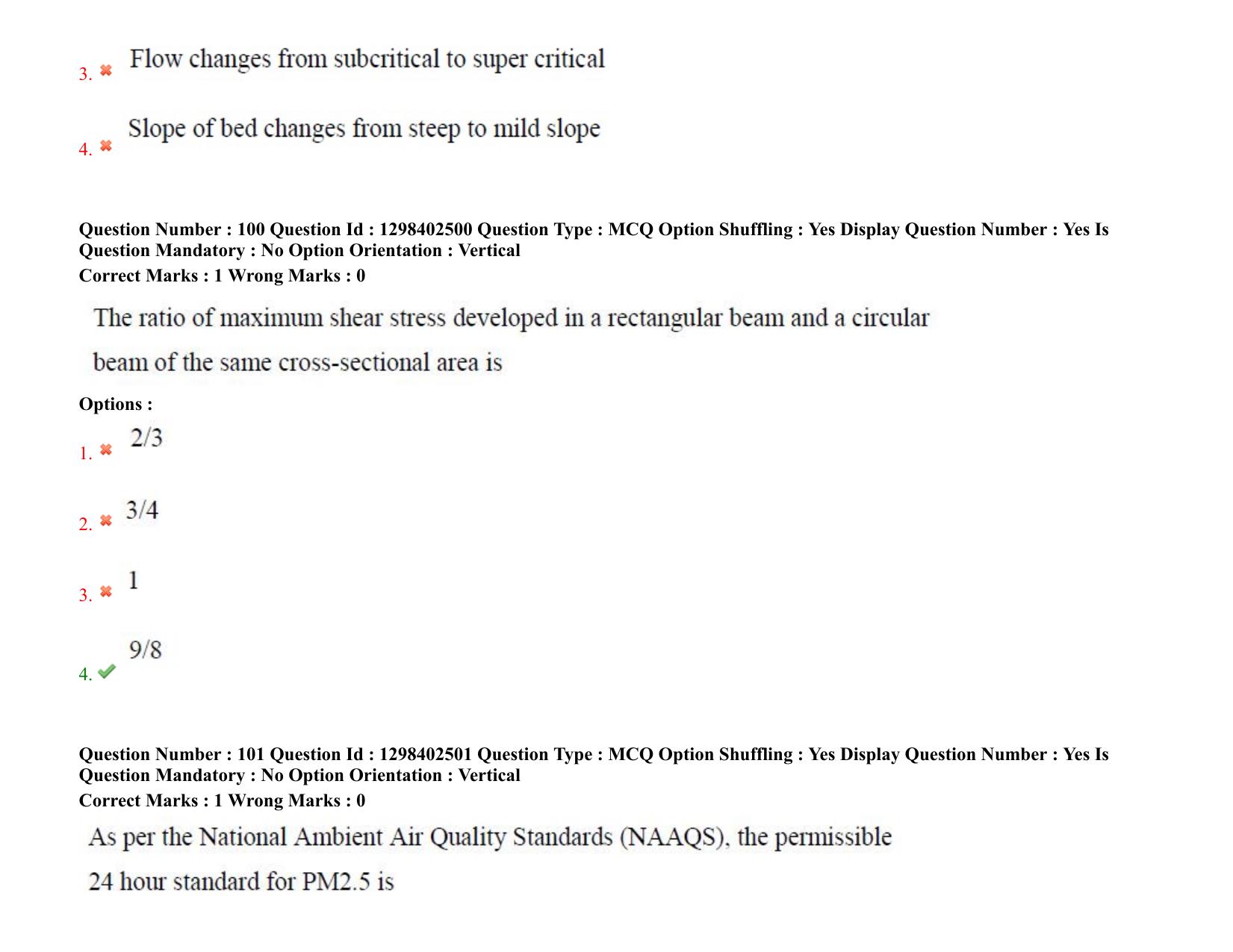 TS PGECET 2021: (CE) Civil Engineering Question Papers - Page 62