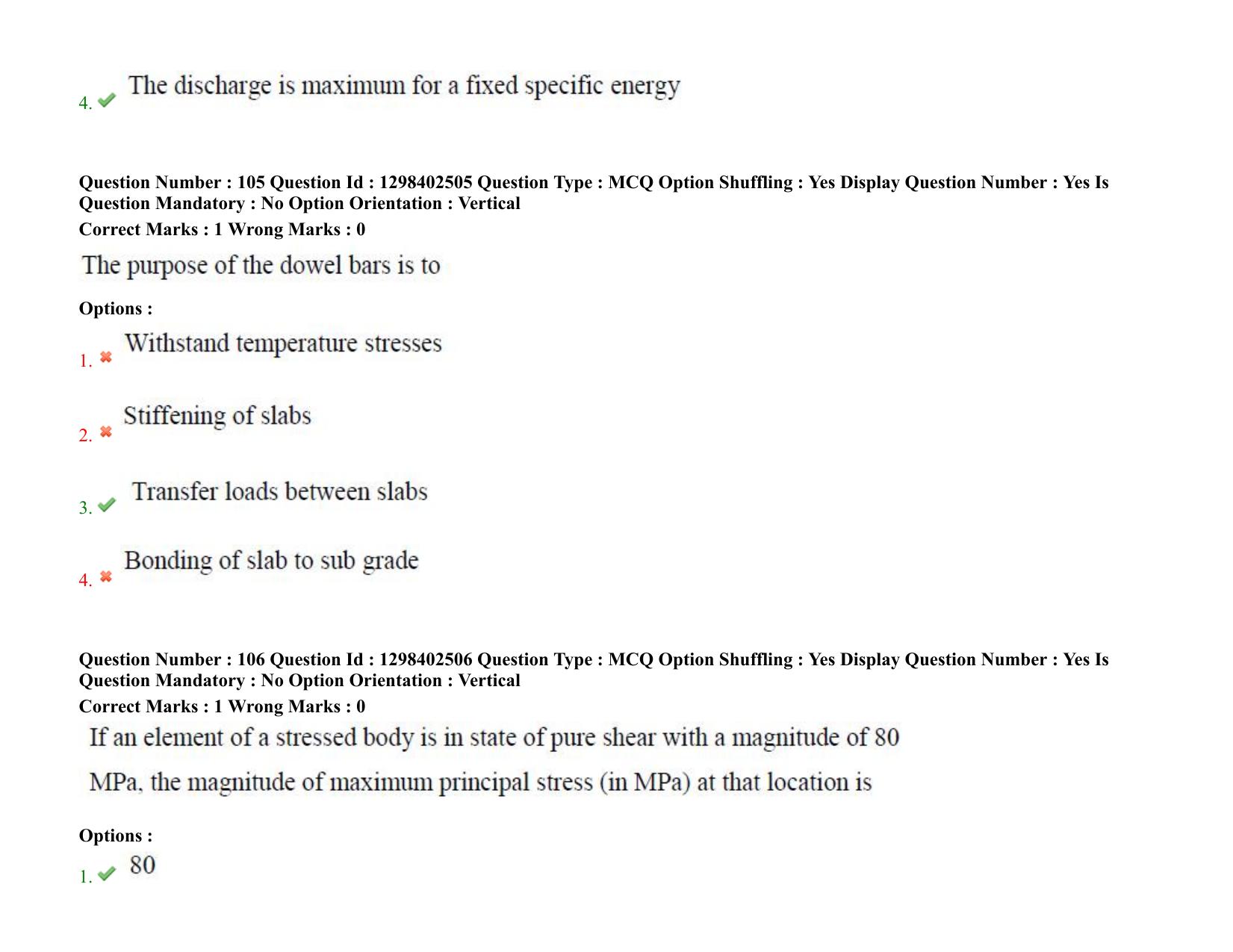TS PGECET 2021: (CE) Civil Engineering Question Papers - Page 65