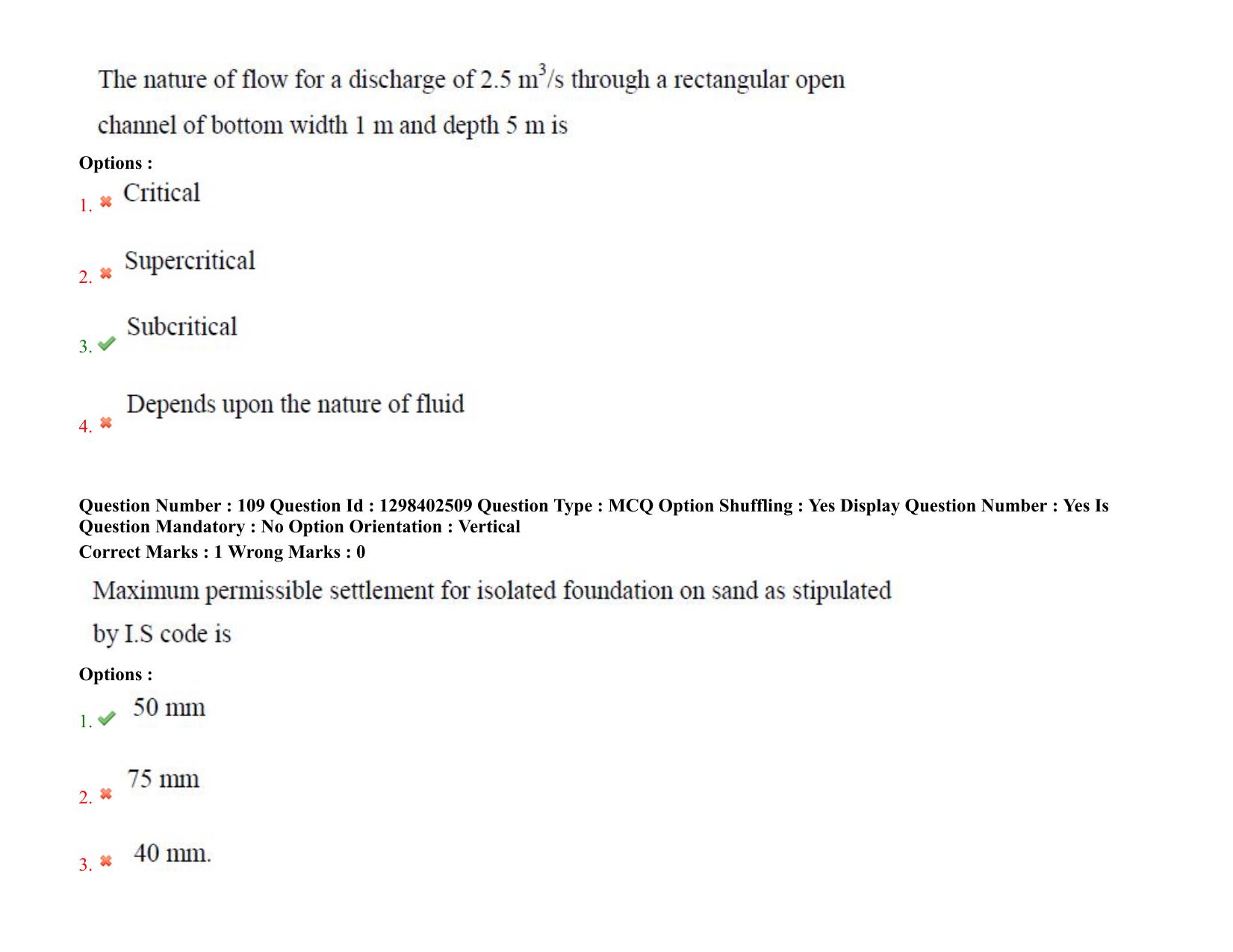 TS PGECET 2021: (CE) Civil Engineering Question Papers - Page 67