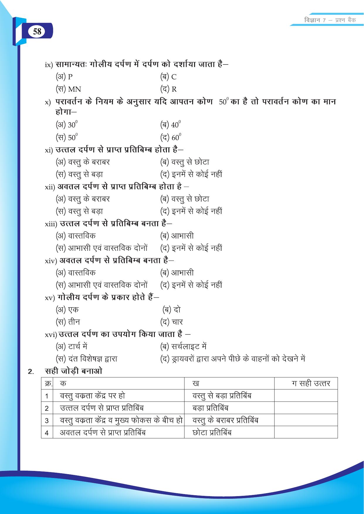 Chhattisgarh Board Class 7 Science Question Bank - Page 28