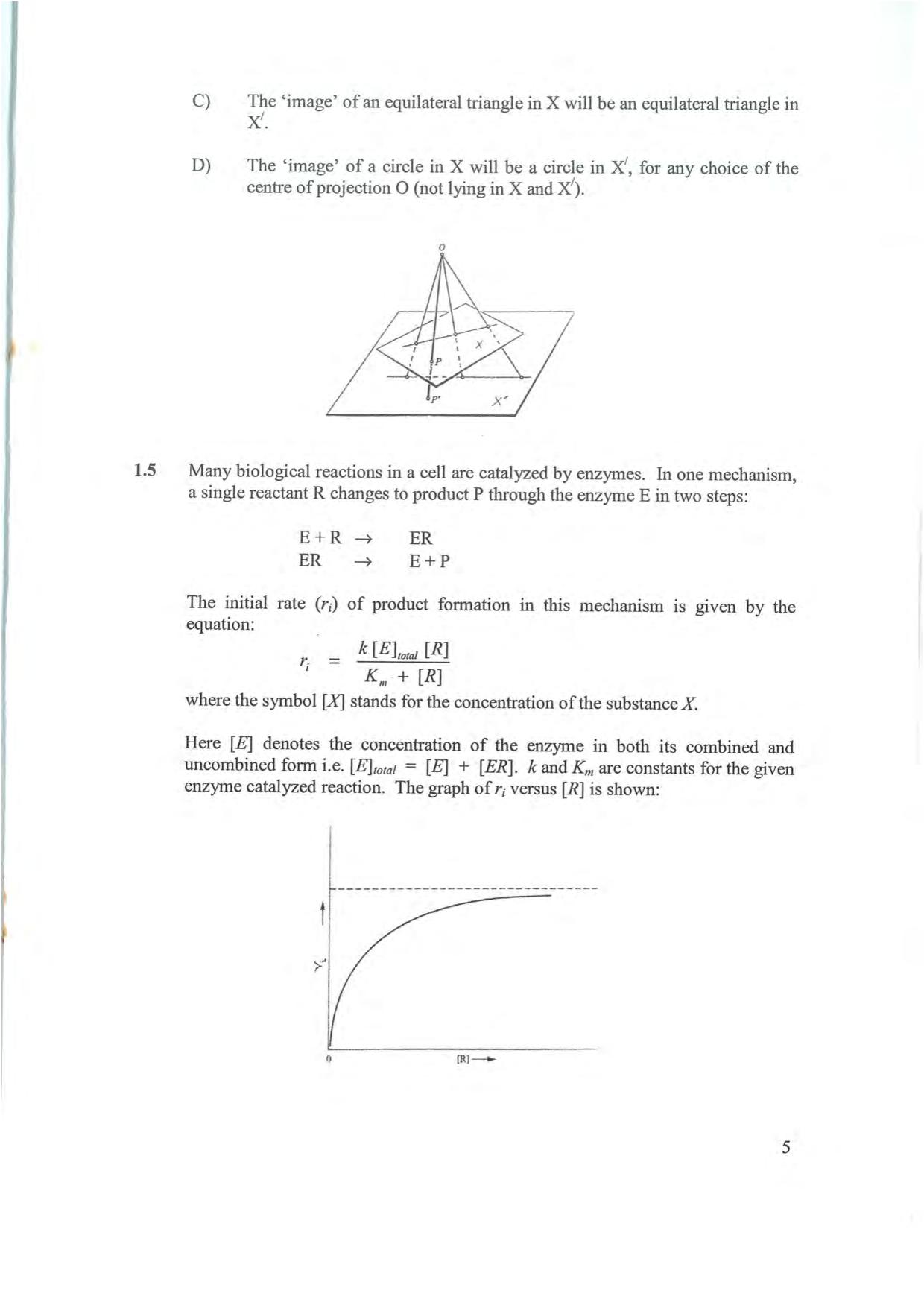 NEST 2008 Question Paper - Page 5