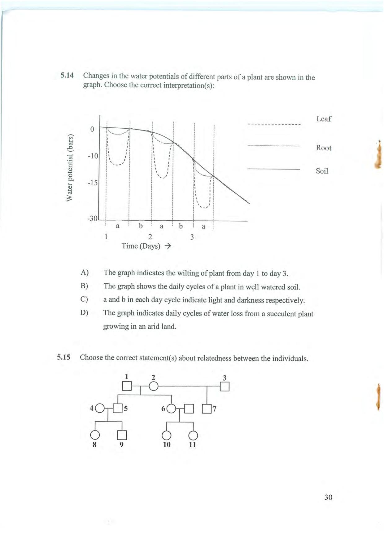 NEST 2008 Question Paper - Page 30