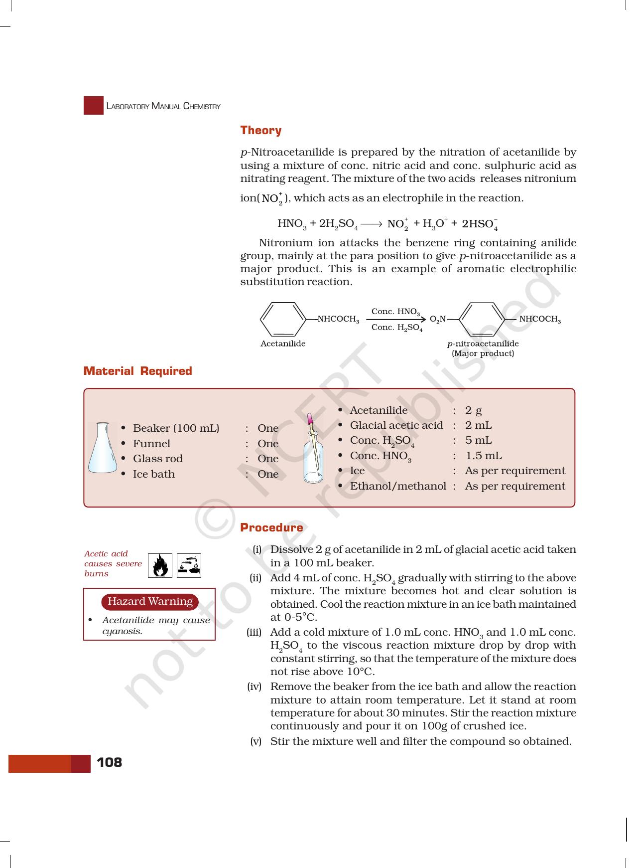 NCERT Laboratory Manuals for Class XII Chemistry - Unit 10 (Preparation of organic Compounds) - Page 5