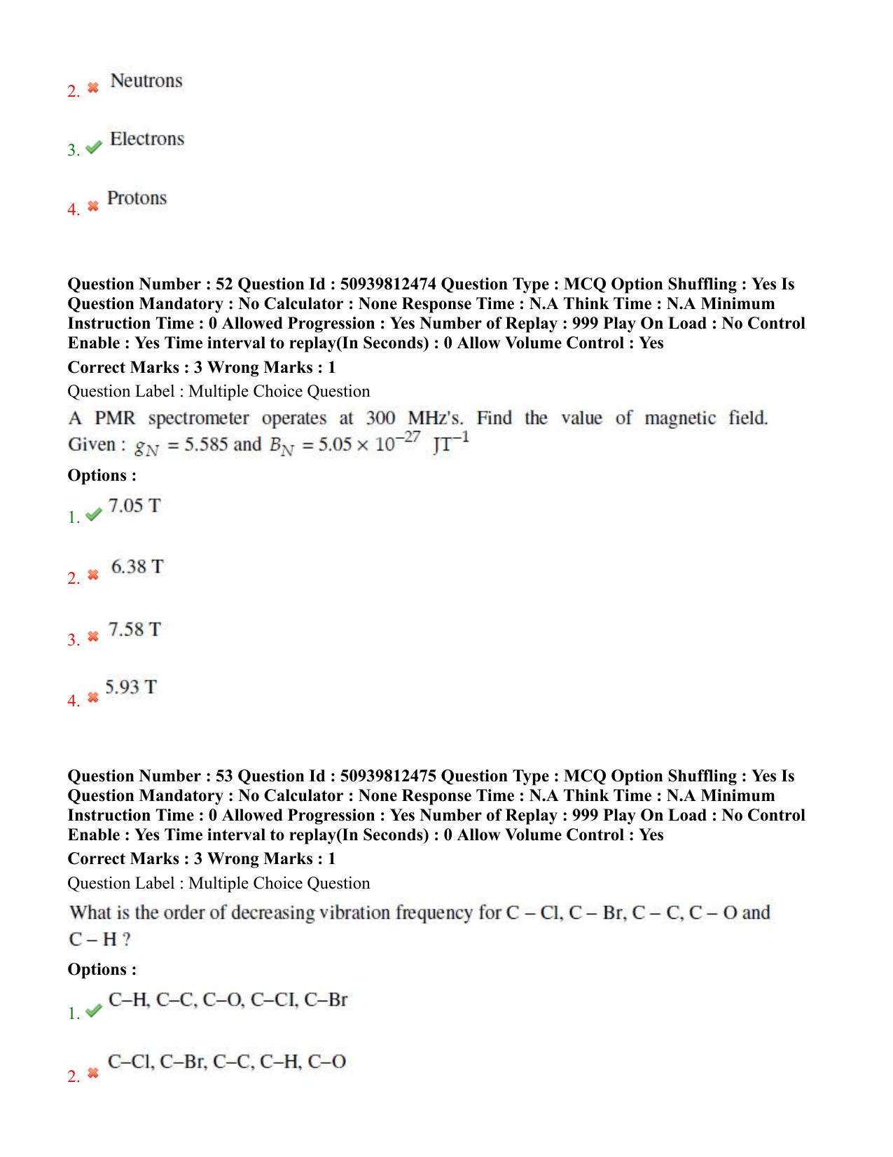 BHU RET Medicinal Chemistry 2020 Question Paper - Page 34