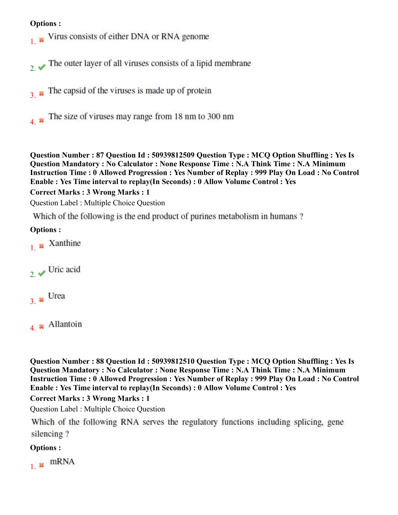 BHU RET Medicinal Chemistry 2020 Question Paper - Page 50