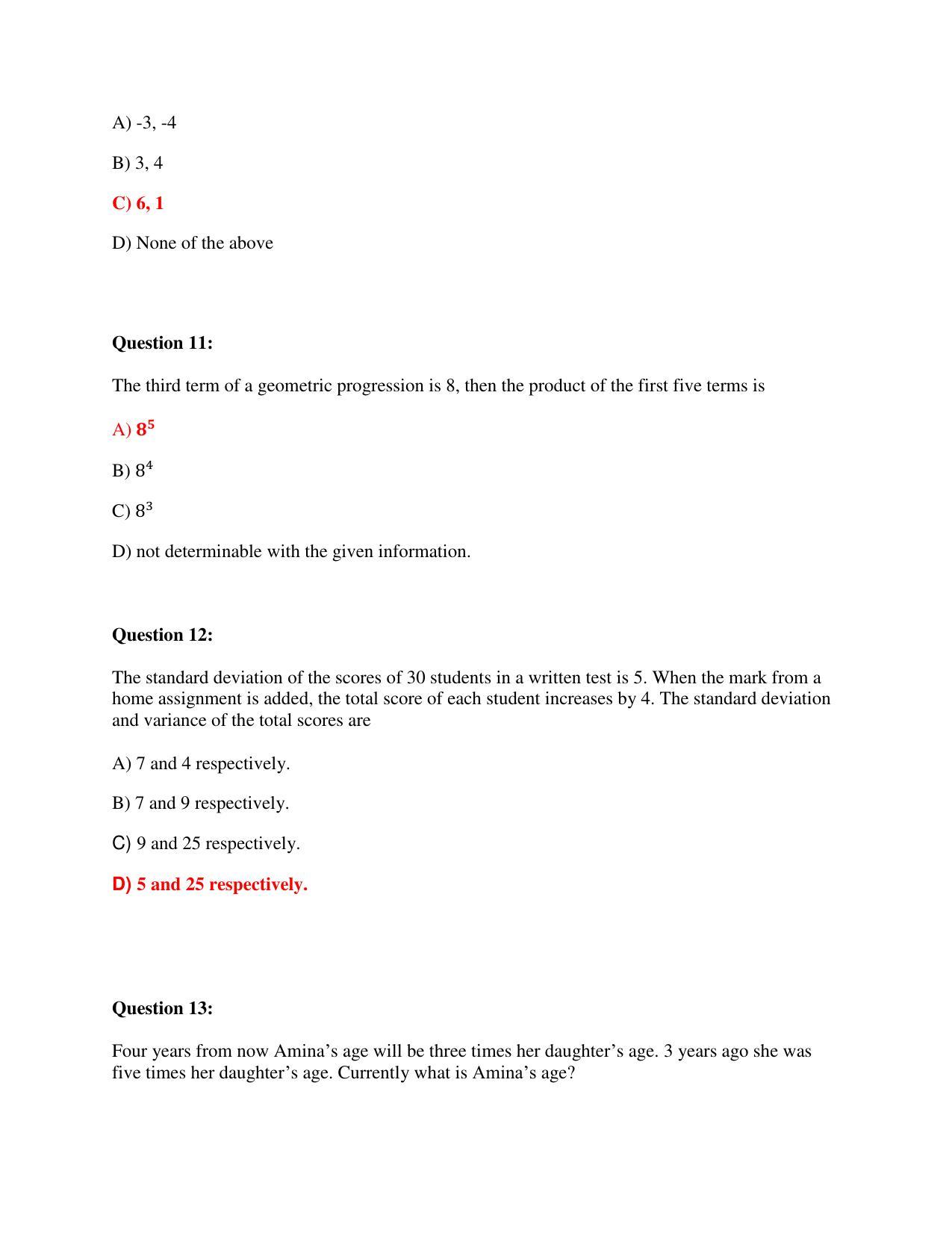 TIFR GS 2023 Science Education Question Paper - Page 5