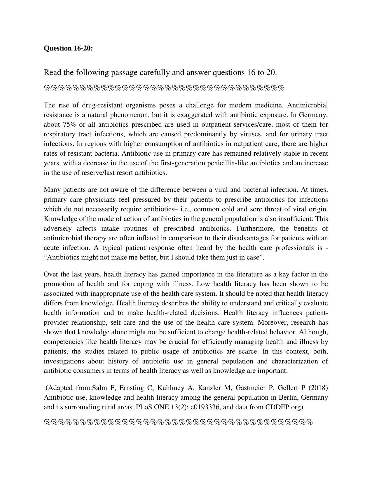TIFR GS 2023 Science Education Question Paper - Page 7
