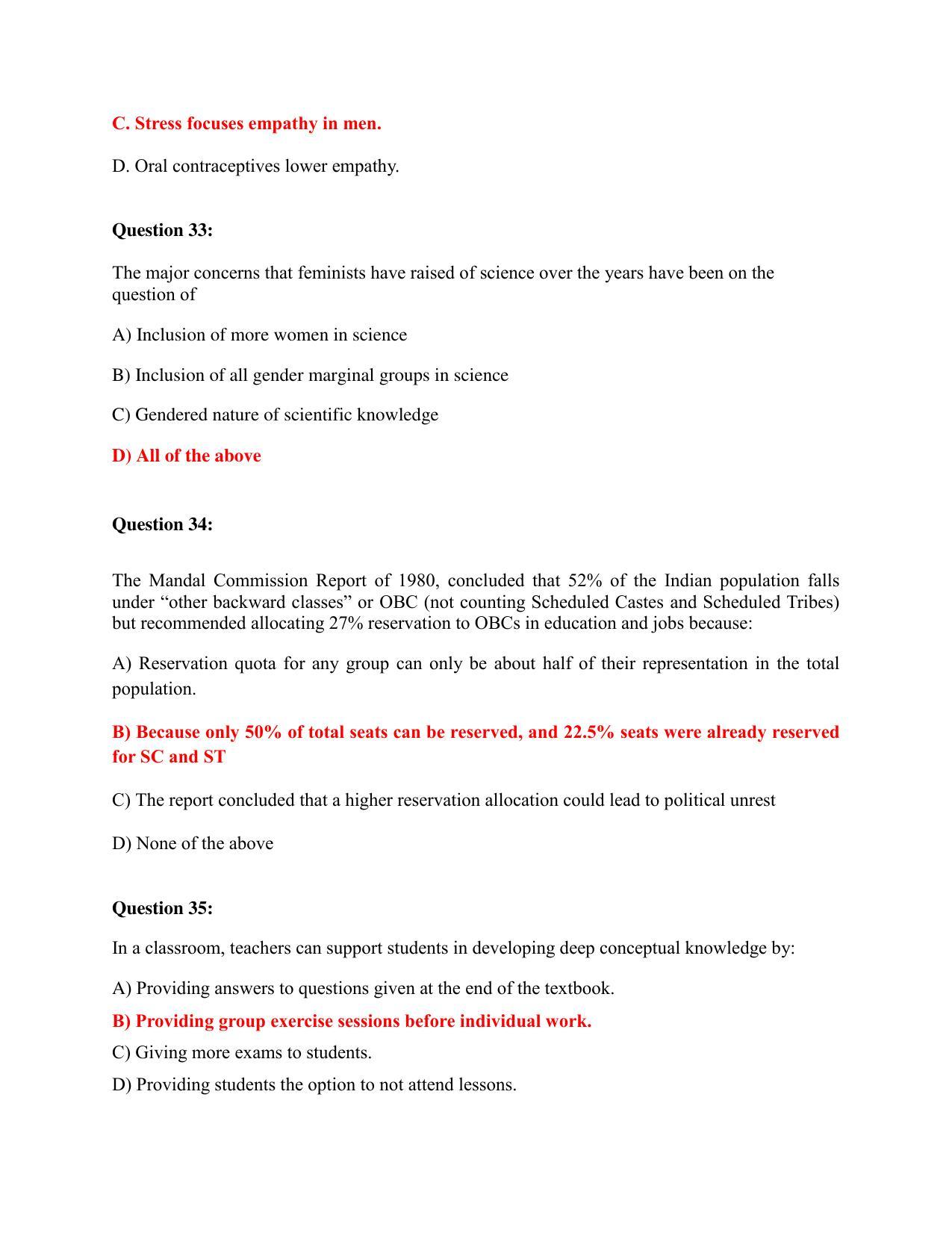 TIFR GS 2023 Science Education Question Paper - Page 16