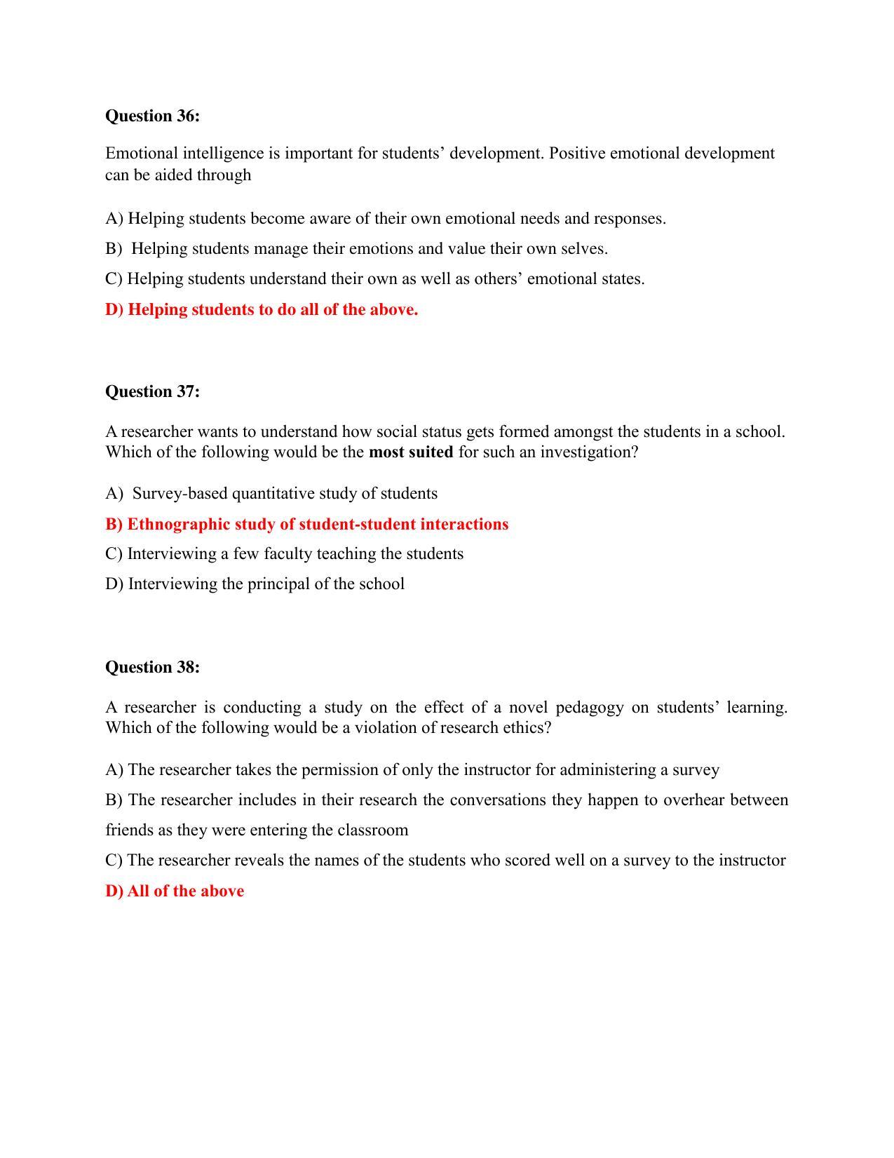 TIFR GS 2023 Science Education Question Paper - Page 17
