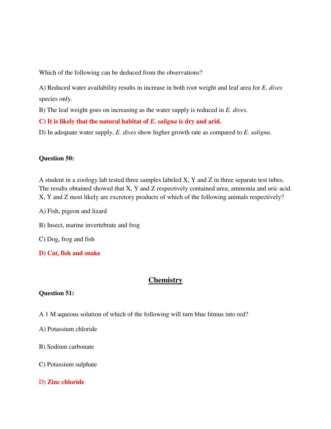 TIFR GS 2023 Science Education Question Paper - Page 24