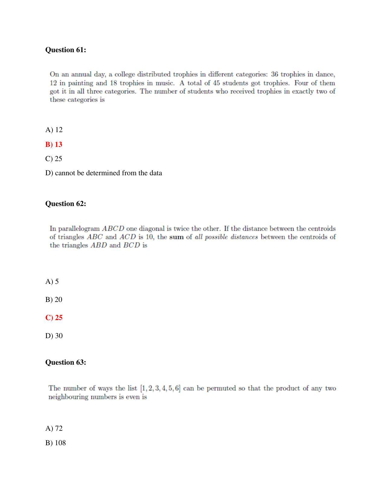 TIFR GS 2023 Science Education Question Paper - Page 29