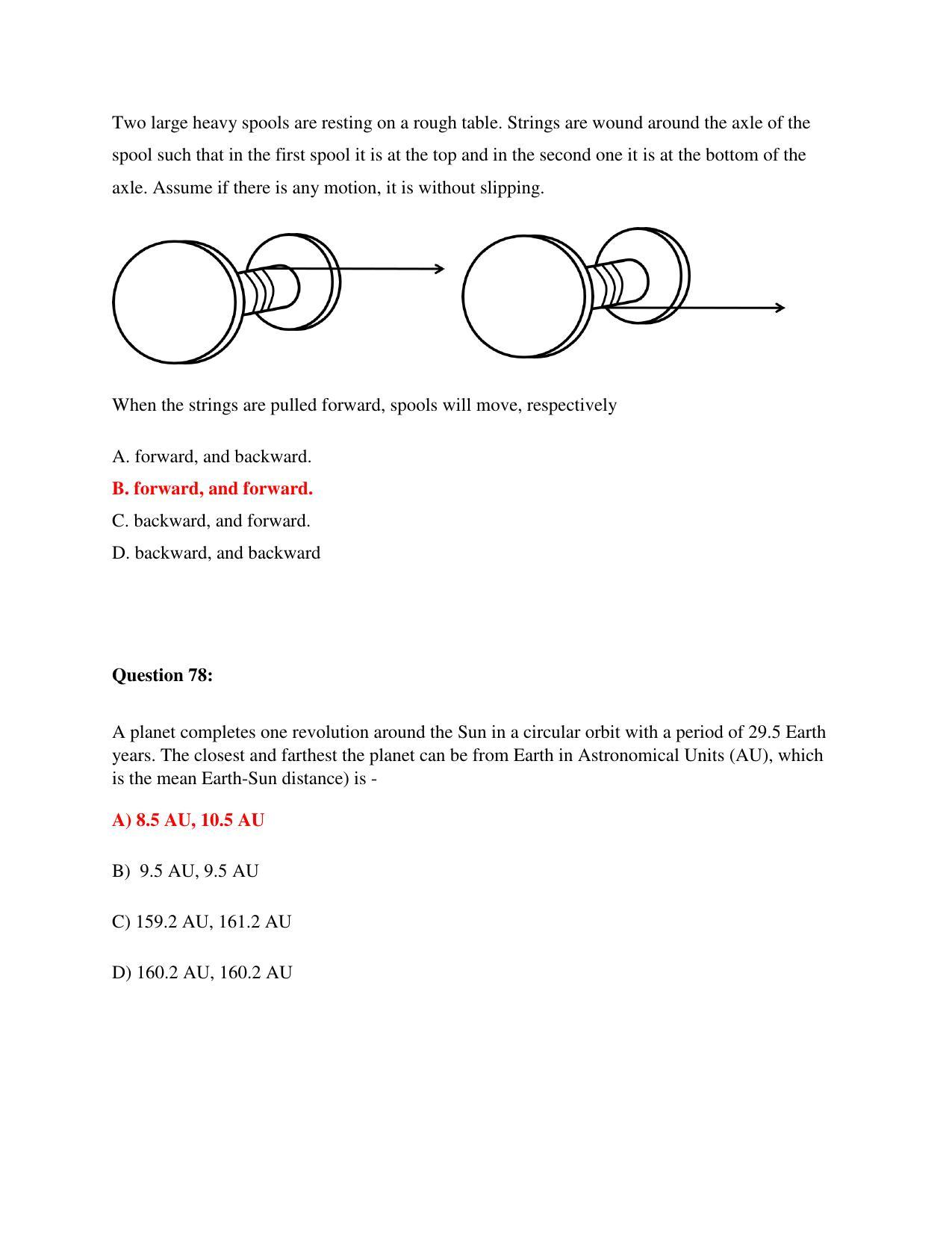 TIFR GS 2023 Science Education Question Paper - Page 37