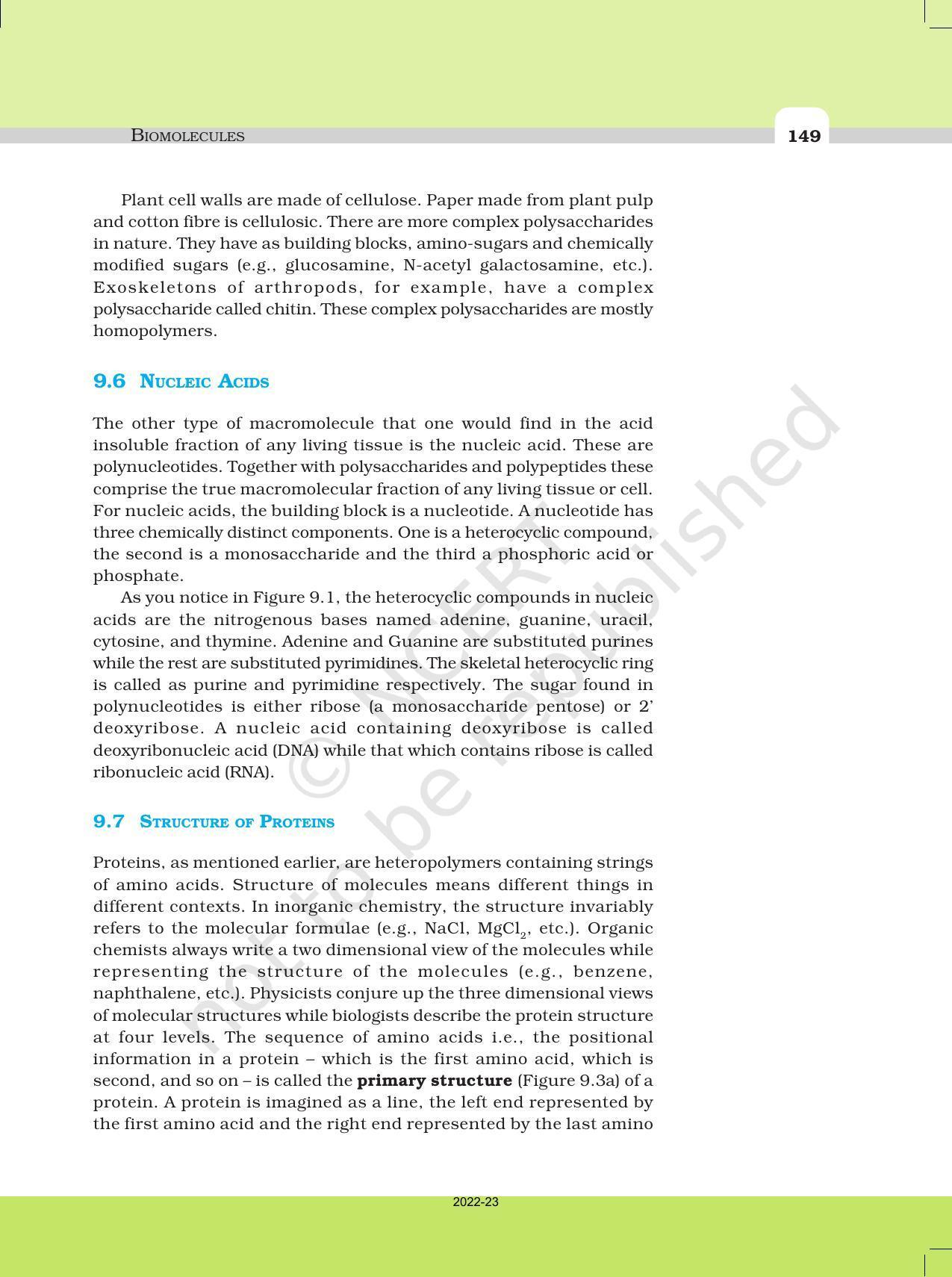NCERT Book for Class 11 Biology Chapter 9 Biomolecules - Page 8