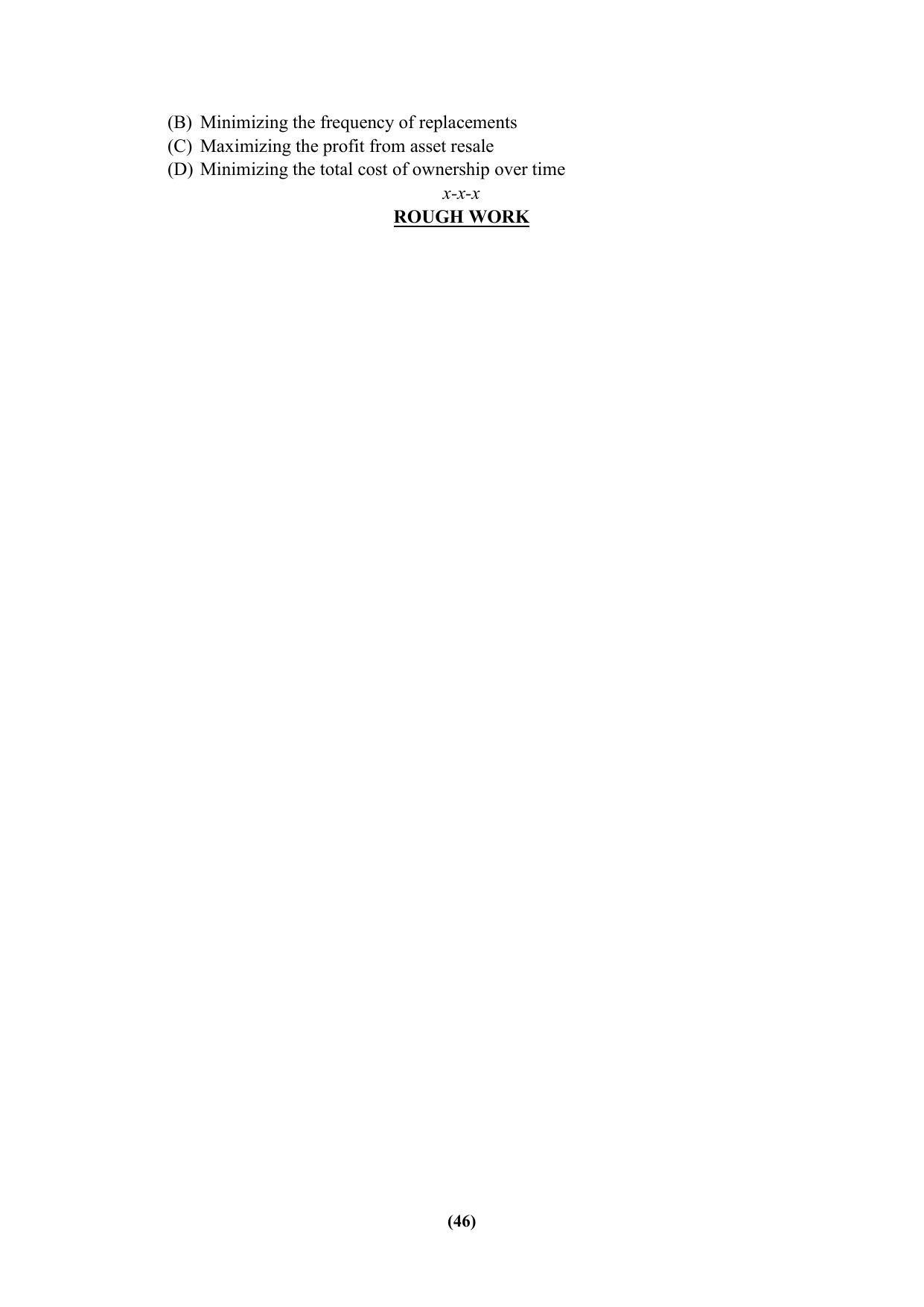PU MPET Ancient Indian History & Archeology 2023 Question Papers - Page 46