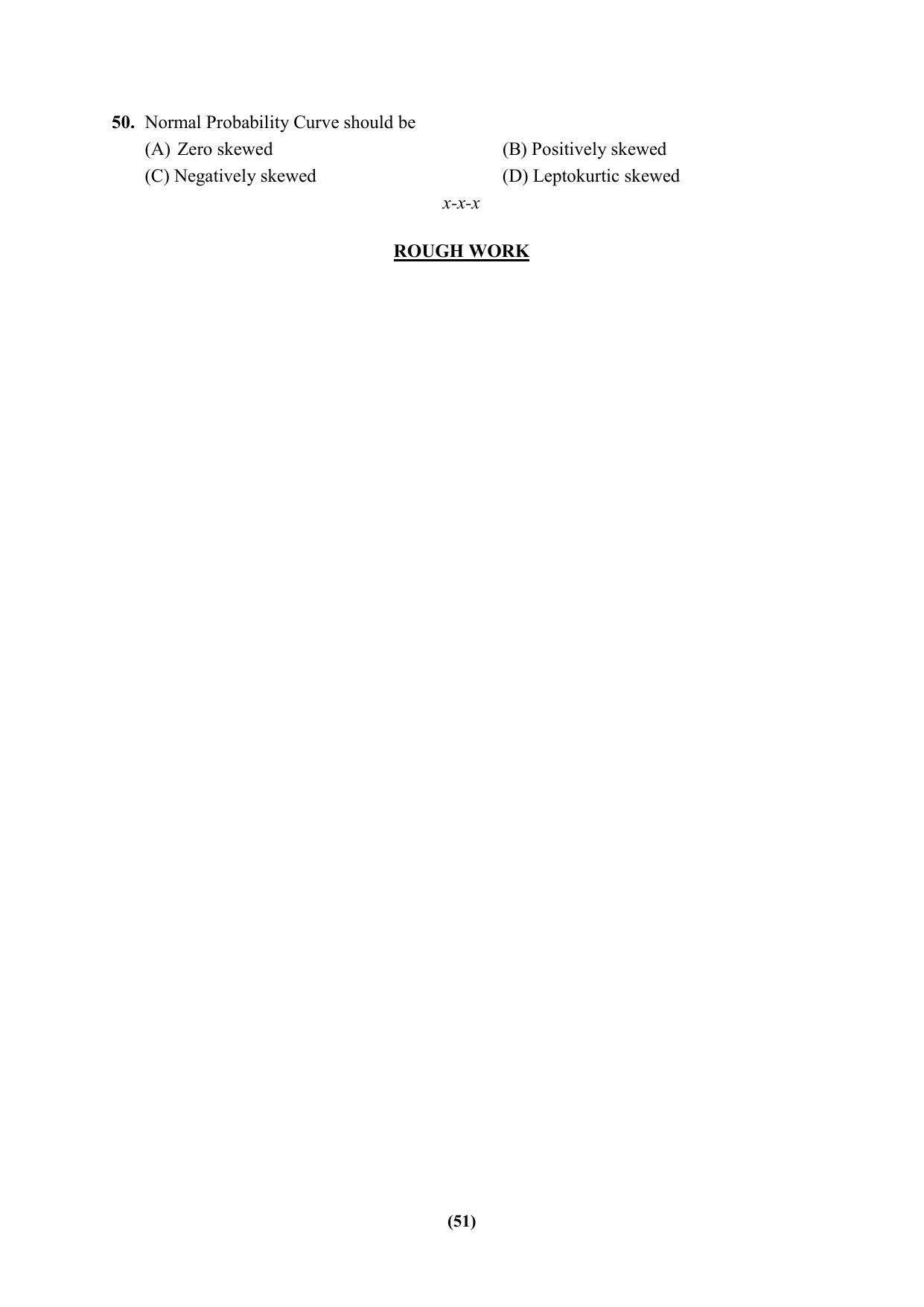 PU MPET Ancient Indian History & Archeology 2023 Question Papers - Page 51
