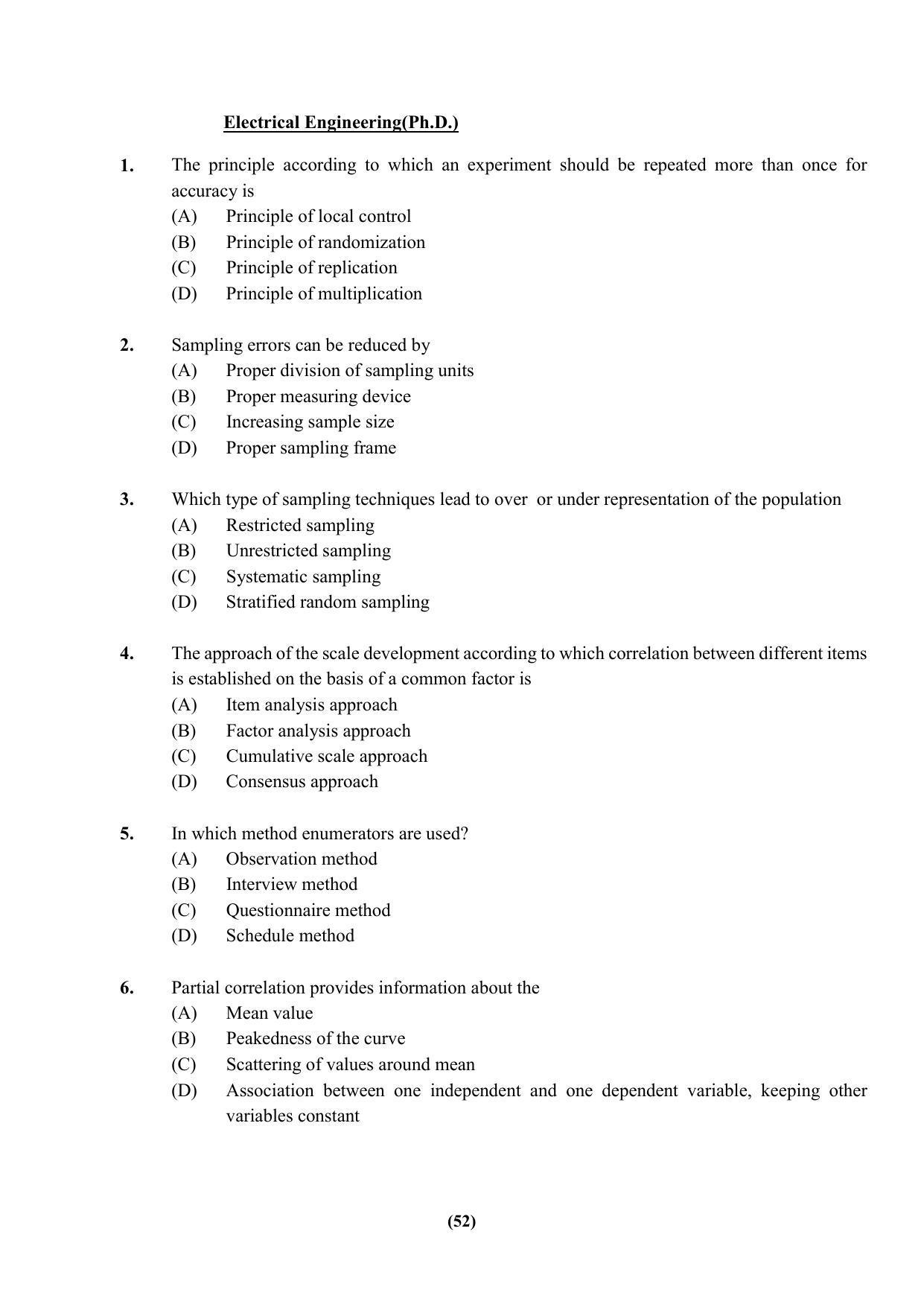 PU MPET Ancient Indian History & Archeology 2023 Question Papers - Page 52