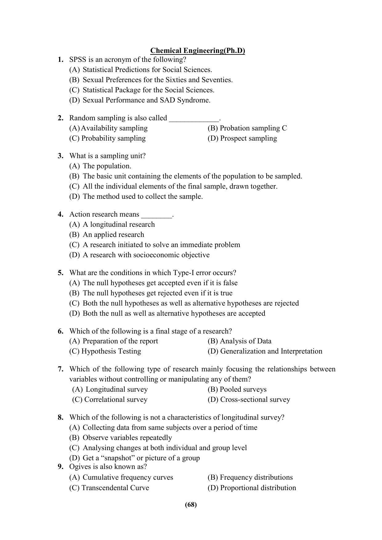 PU MPET Ancient Indian History & Archeology 2023 Question Papers - Page 68