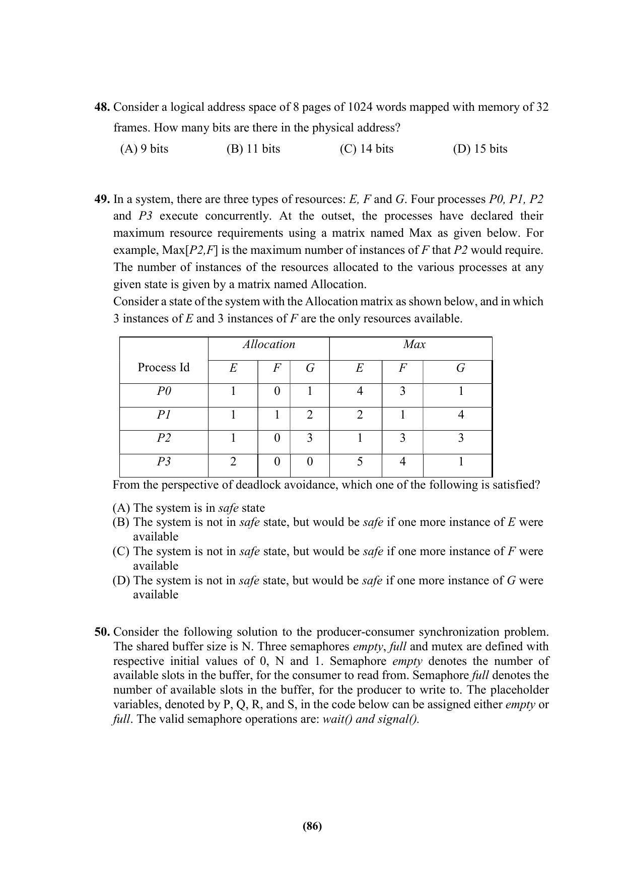 PU MPET Ancient Indian History & Archeology 2023 Question Papers - Page 86