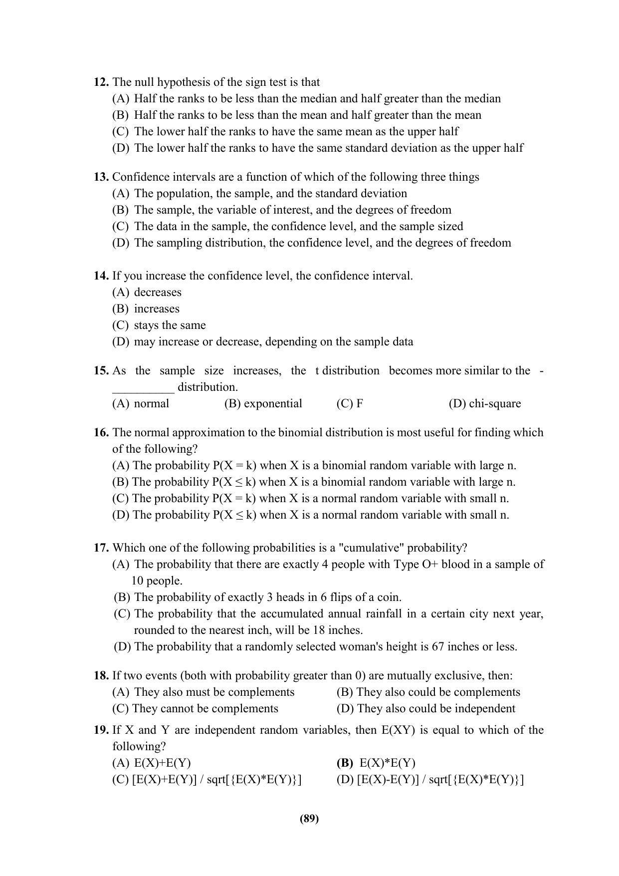 PU MPET Ancient Indian History & Archeology 2023 Question Papers - Page 89