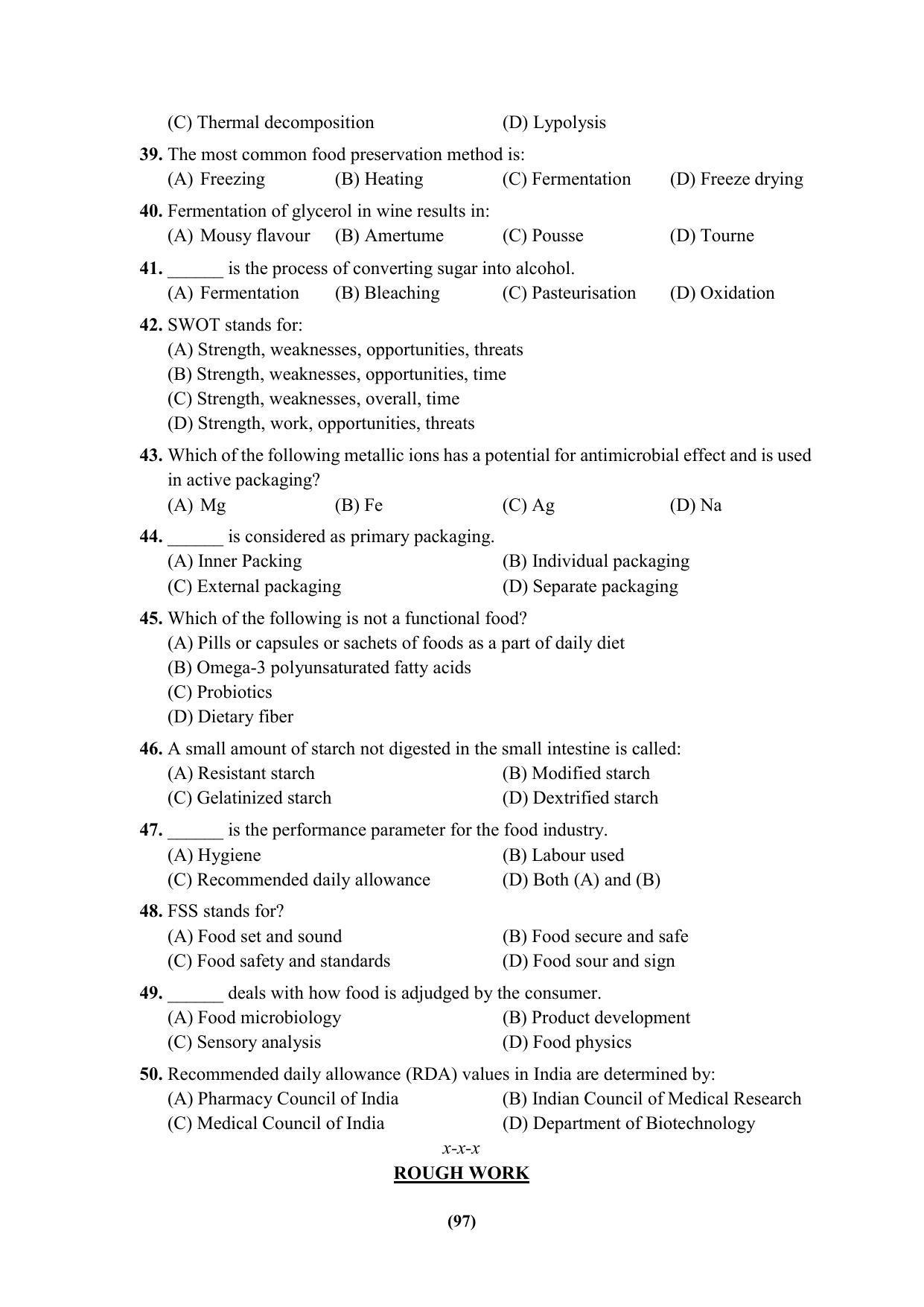 PU MPET Ancient Indian History & Archeology 2023 Question Papers - Page 97