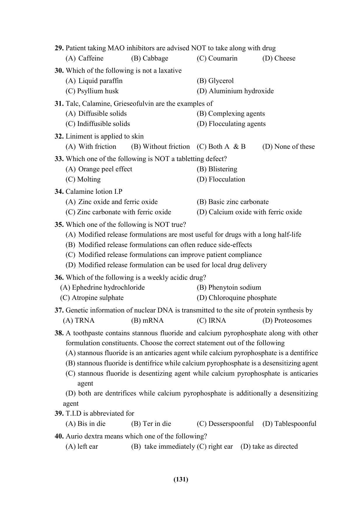 PU MPET Ancient Indian History & Archeology 2023 Question Papers - Page 131