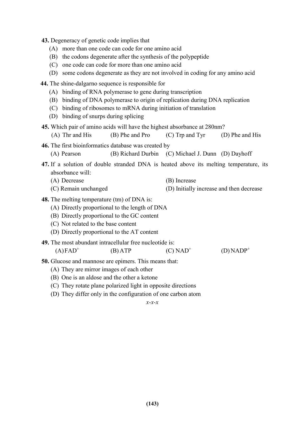 PU MPET Ancient Indian History & Archeology 2023 Question Papers - Page 143