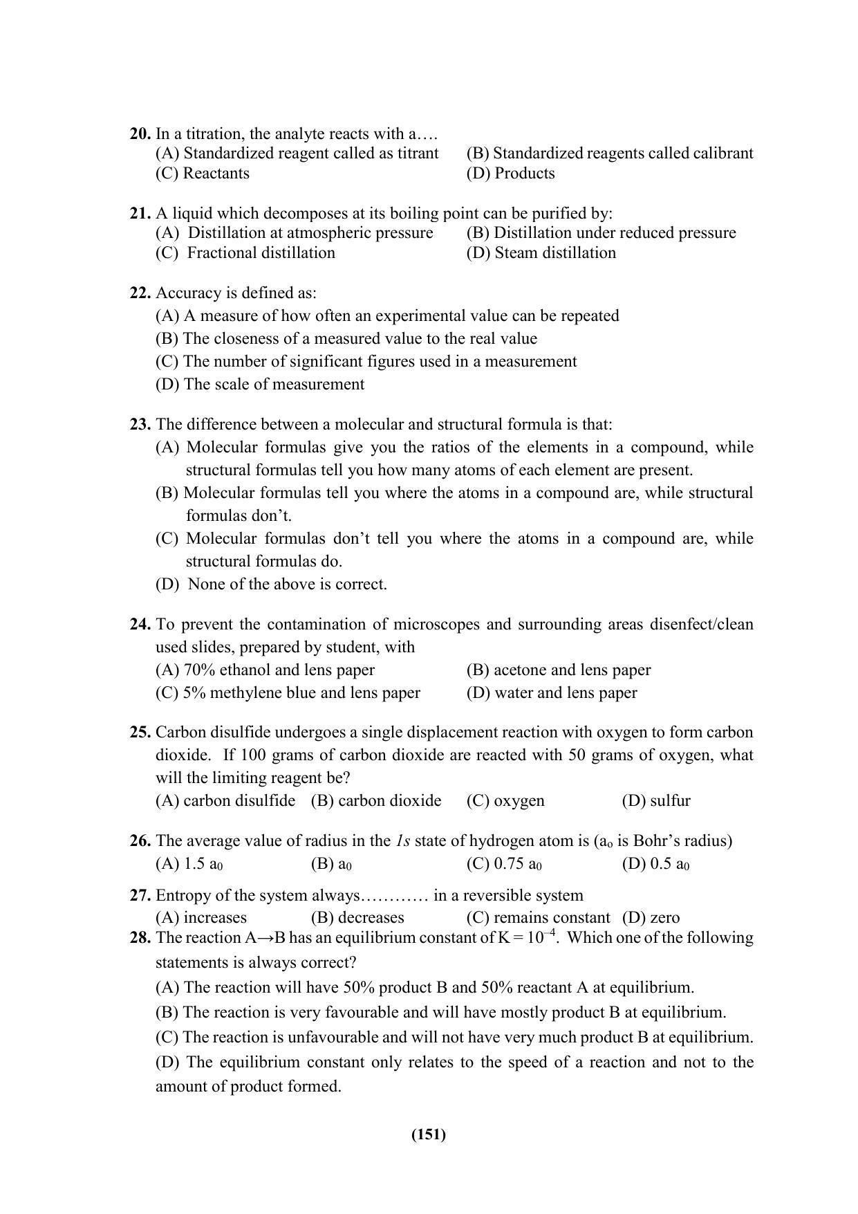 PU MPET Ancient Indian History & Archeology 2023 Question Papers - Page 151