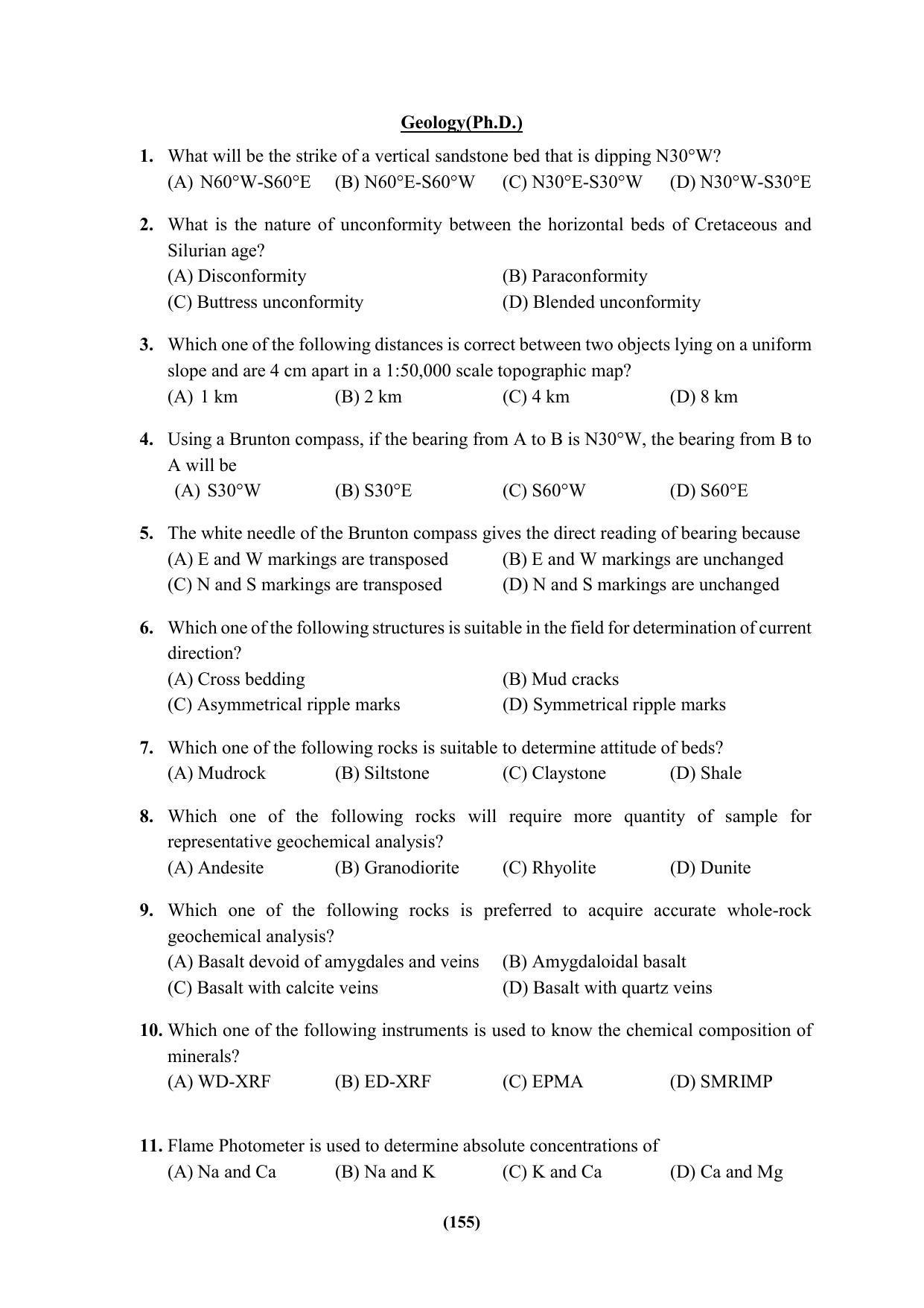 PU MPET Ancient Indian History & Archeology 2023 Question Papers - Page 155