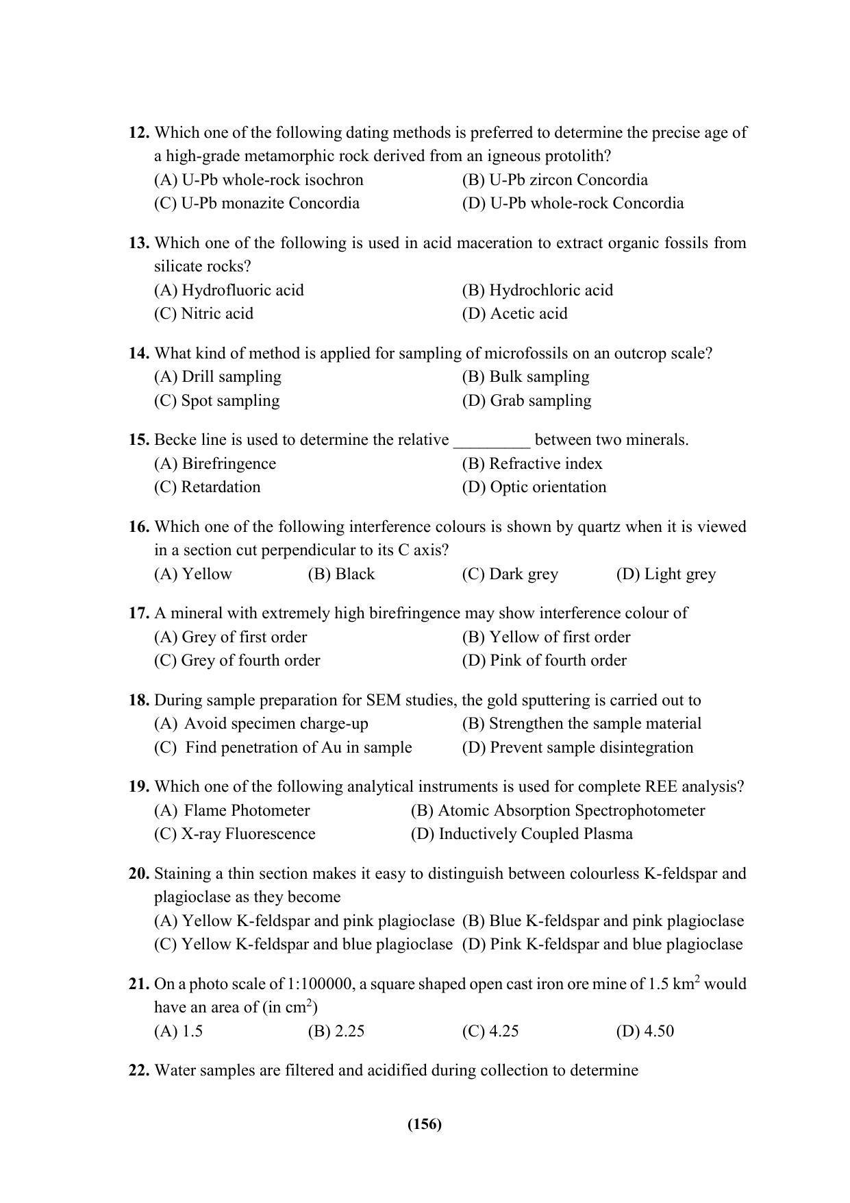 PU MPET Ancient Indian History & Archeology 2023 Question Papers - Page 156