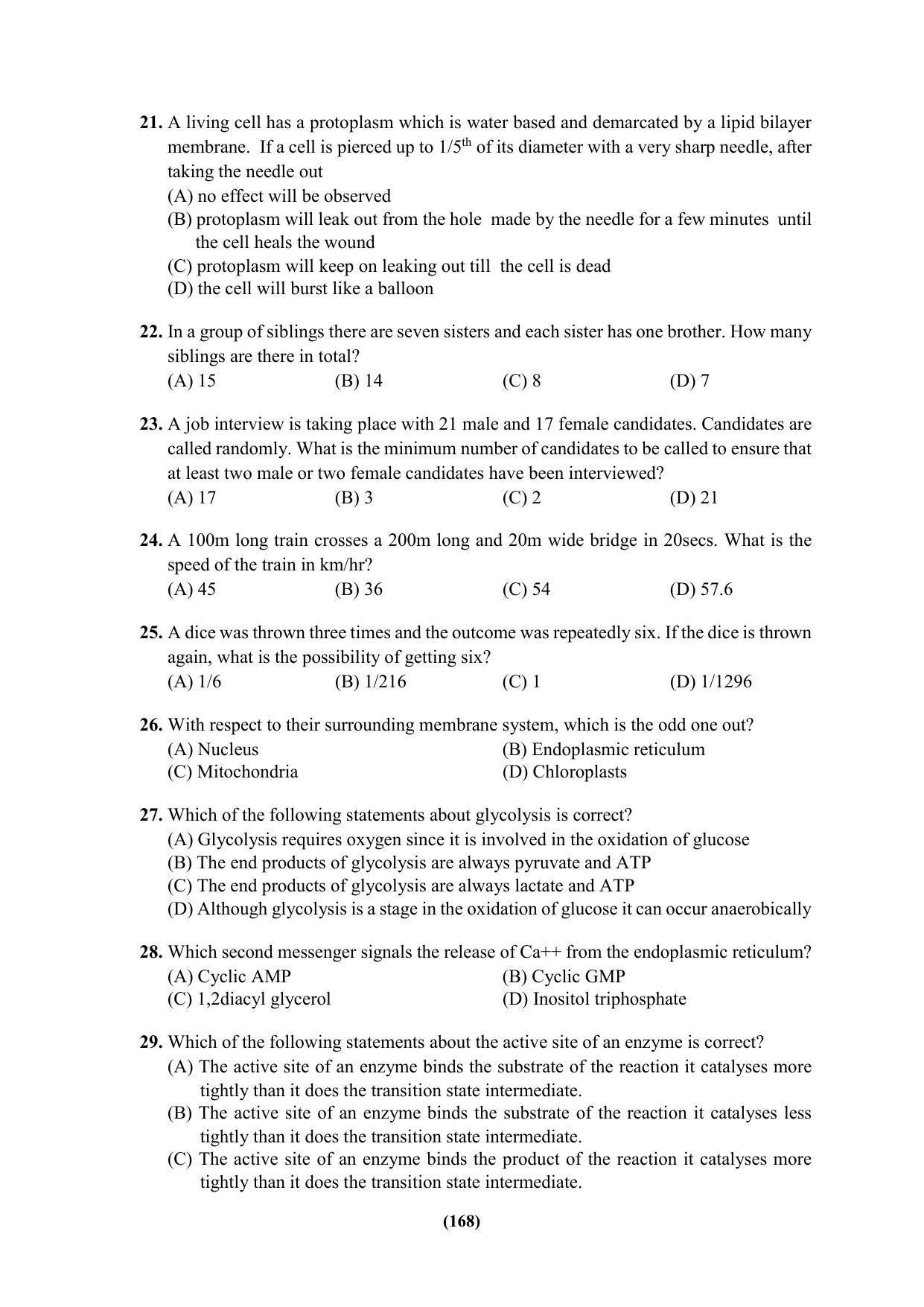 PU MPET Ancient Indian History & Archeology 2023 Question Papers - Page 168