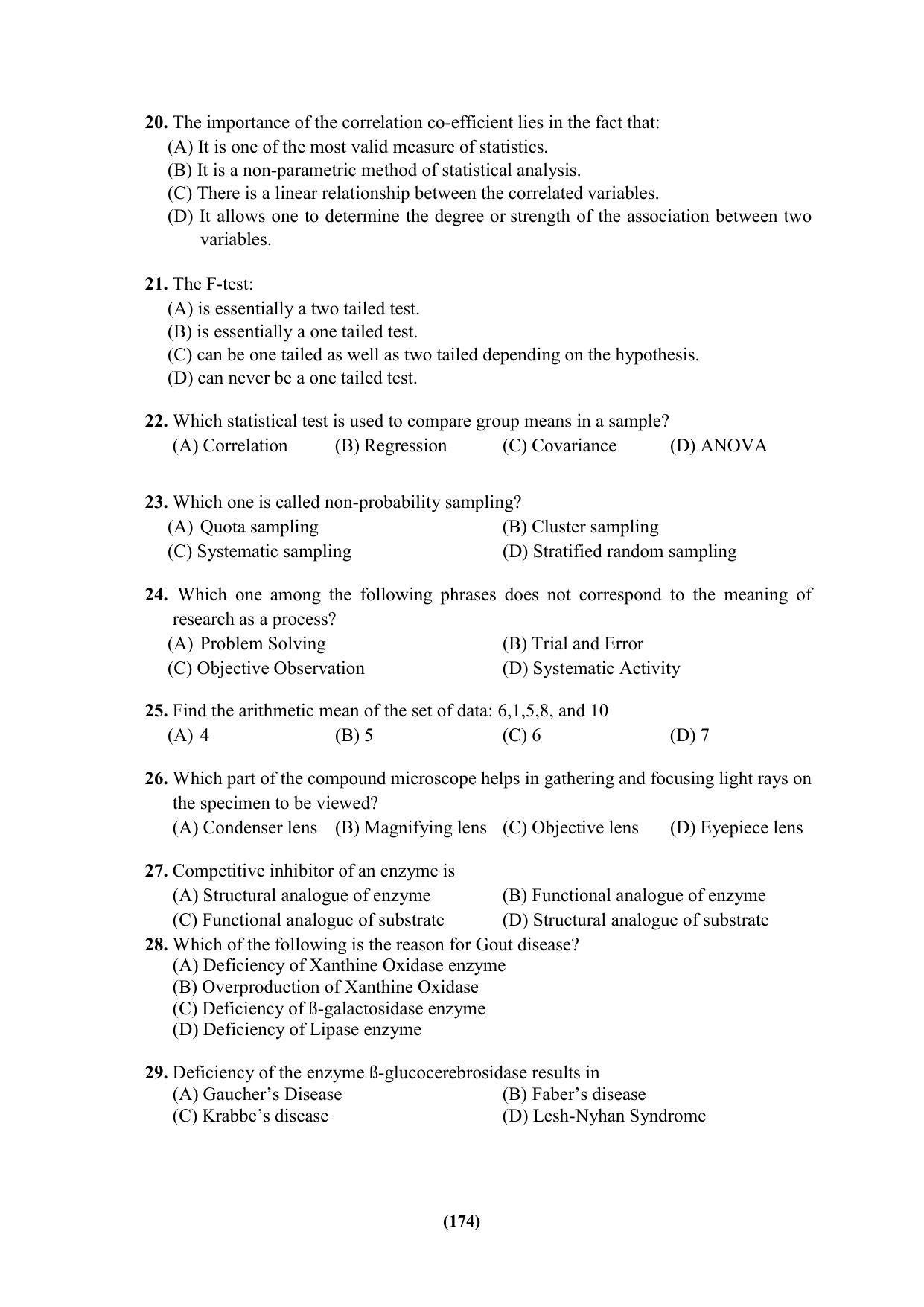 PU MPET Ancient Indian History & Archeology 2023 Question Papers - Page 174