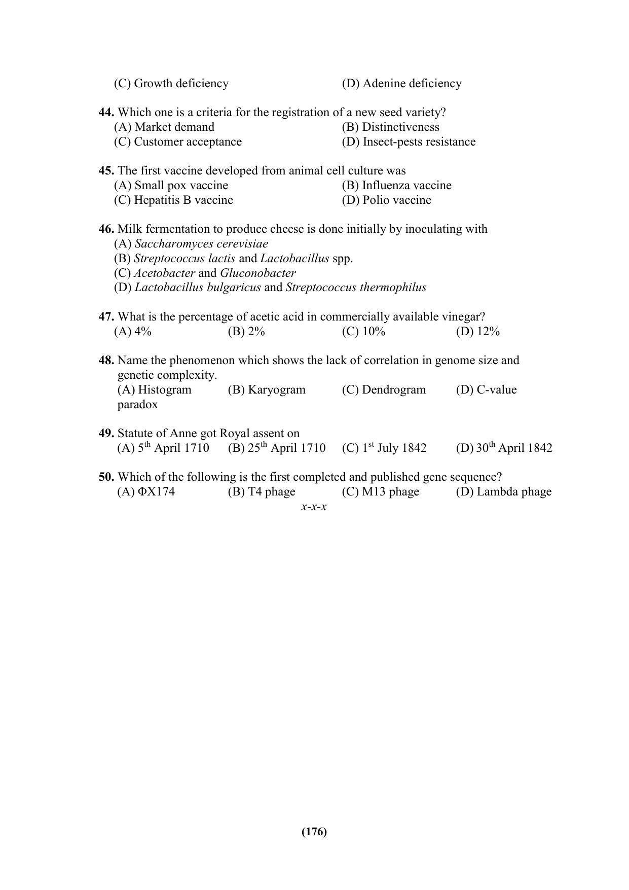 PU MPET Ancient Indian History & Archeology 2023 Question Papers - Page 176