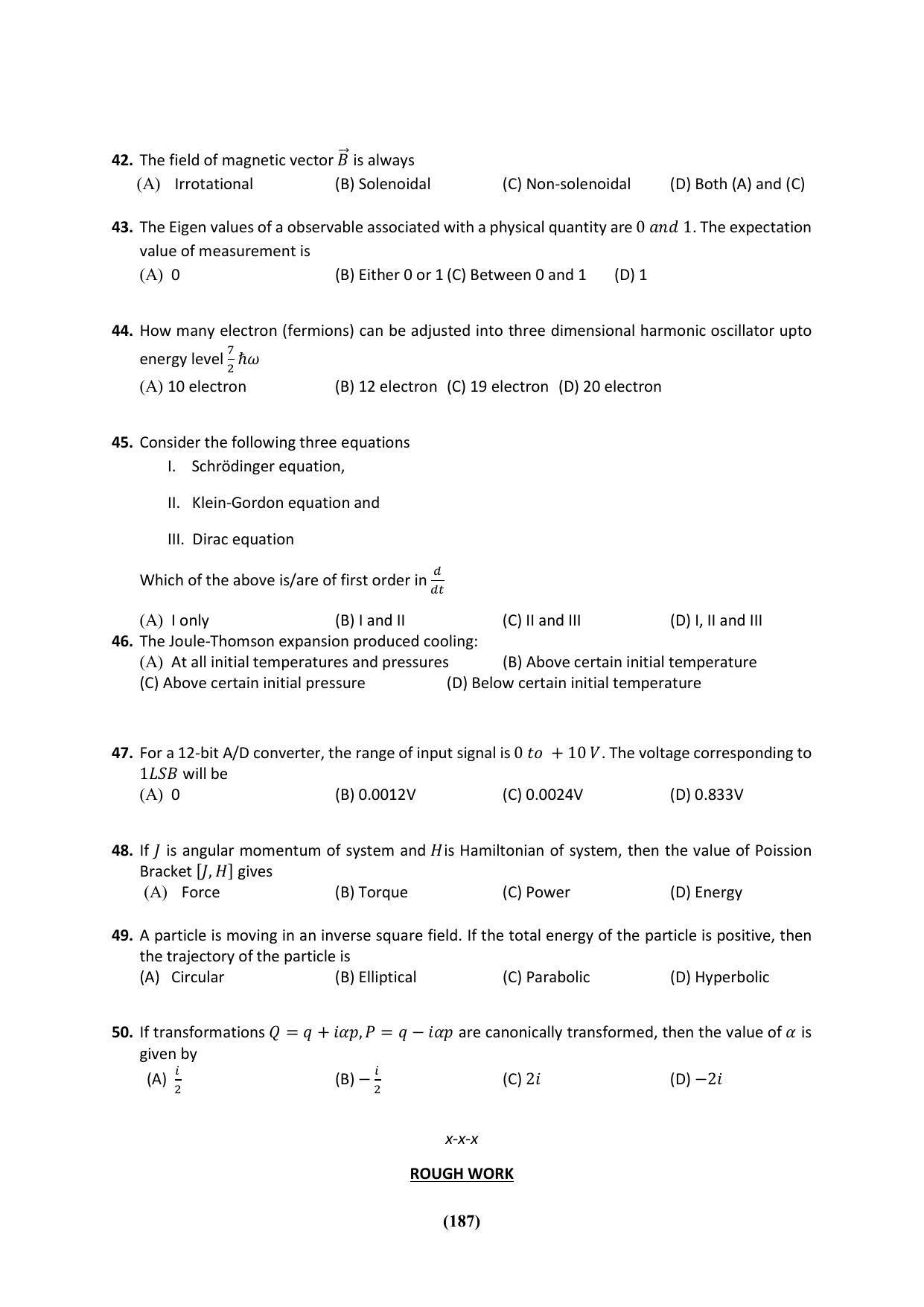 PU MPET Ancient Indian History & Archeology 2023 Question Papers - Page 187