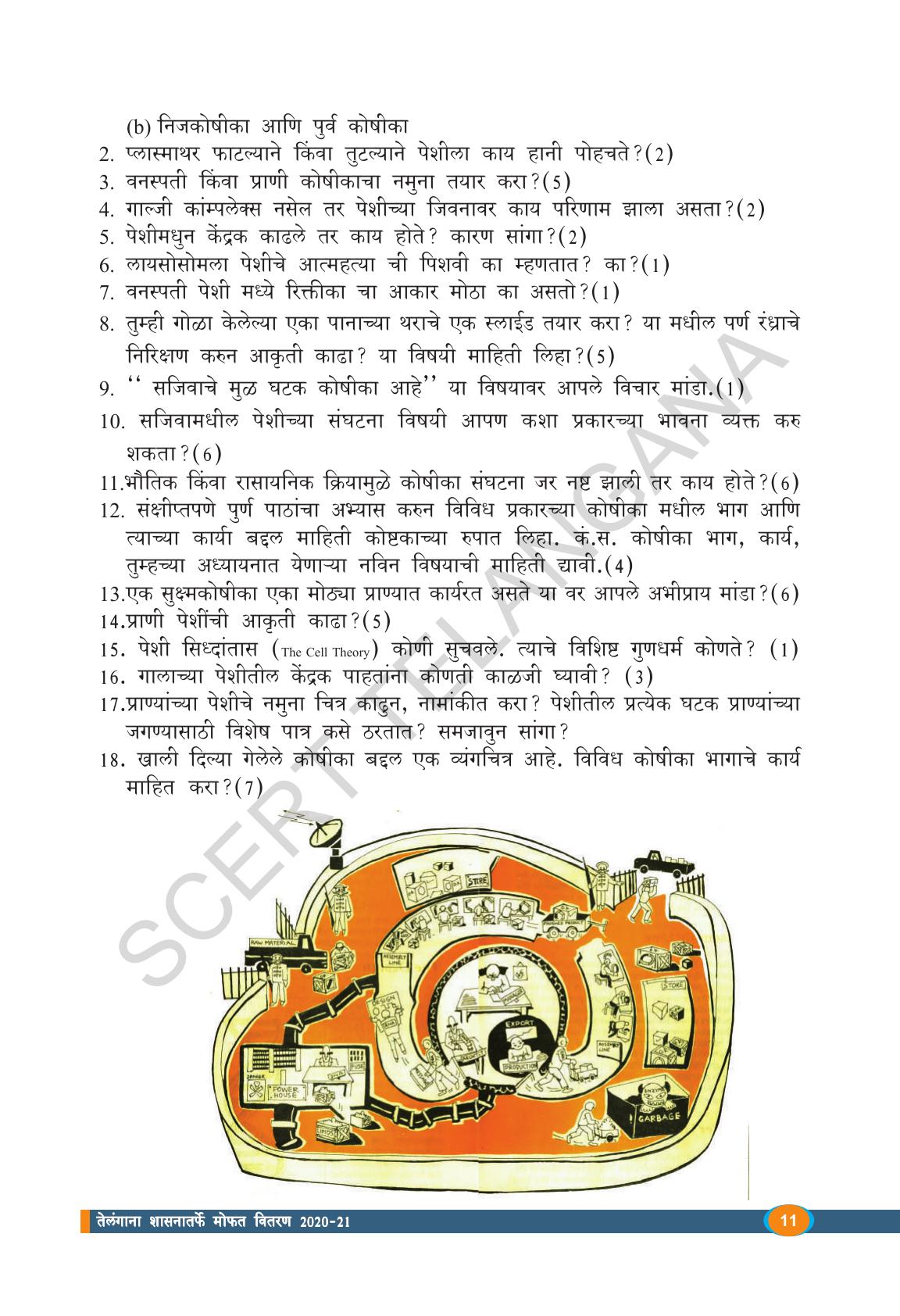 TS SCERT Class 9 Biological Science(Marathi Medium) Text Book - Page 23
