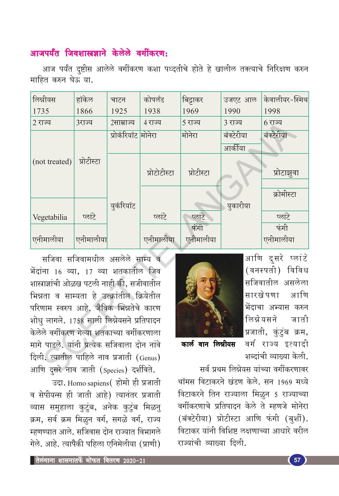 TS SCERT Class 9 Biological Science(Marathi Medium) Text Book - Page 69