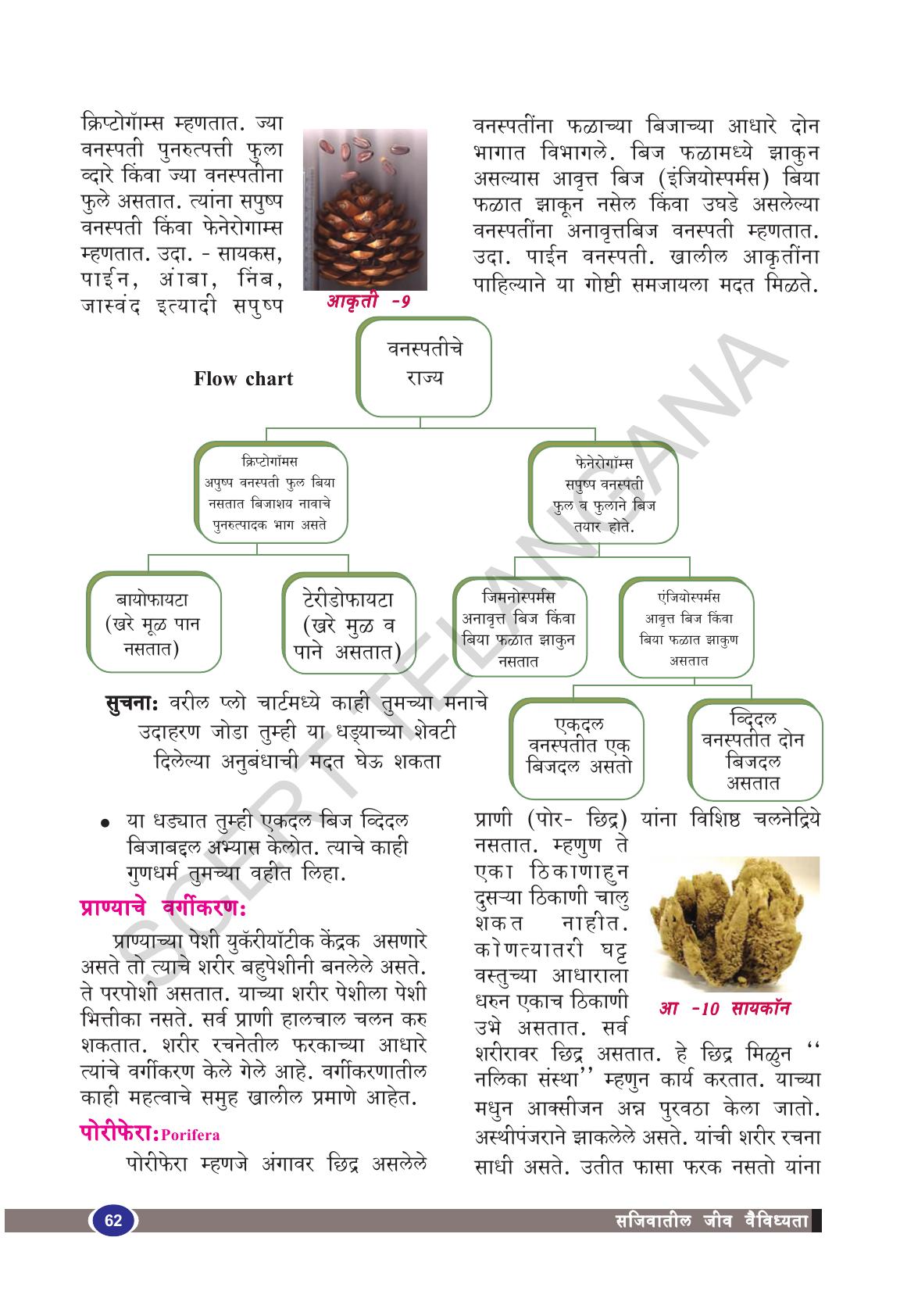 TS SCERT Class 9 Biological Science(Marathi Medium) Text Book - Page 74