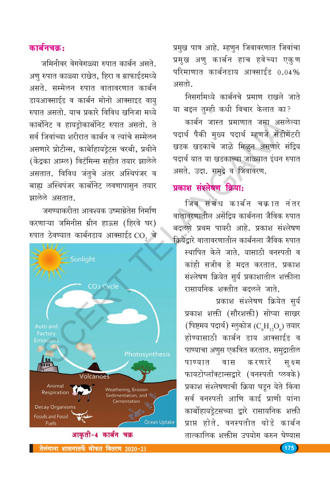 TS SCERT Class 9 Biological Science(Marathi Medium) Text Book - Page 187