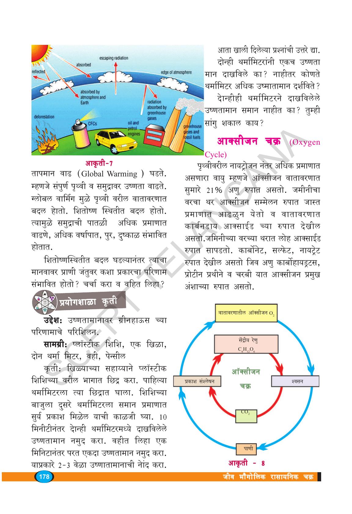 TS SCERT Class 9 Biological Science(Marathi Medium) Text Book - Page 190
