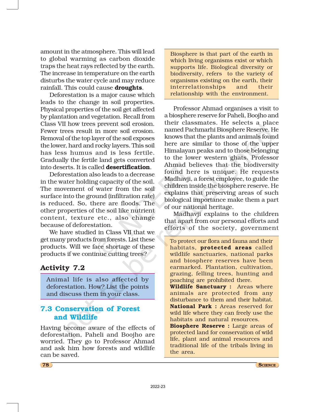 NCERT Book for Class 8 Science Chapter 7 Conservation of Plants and Animals - Page 2