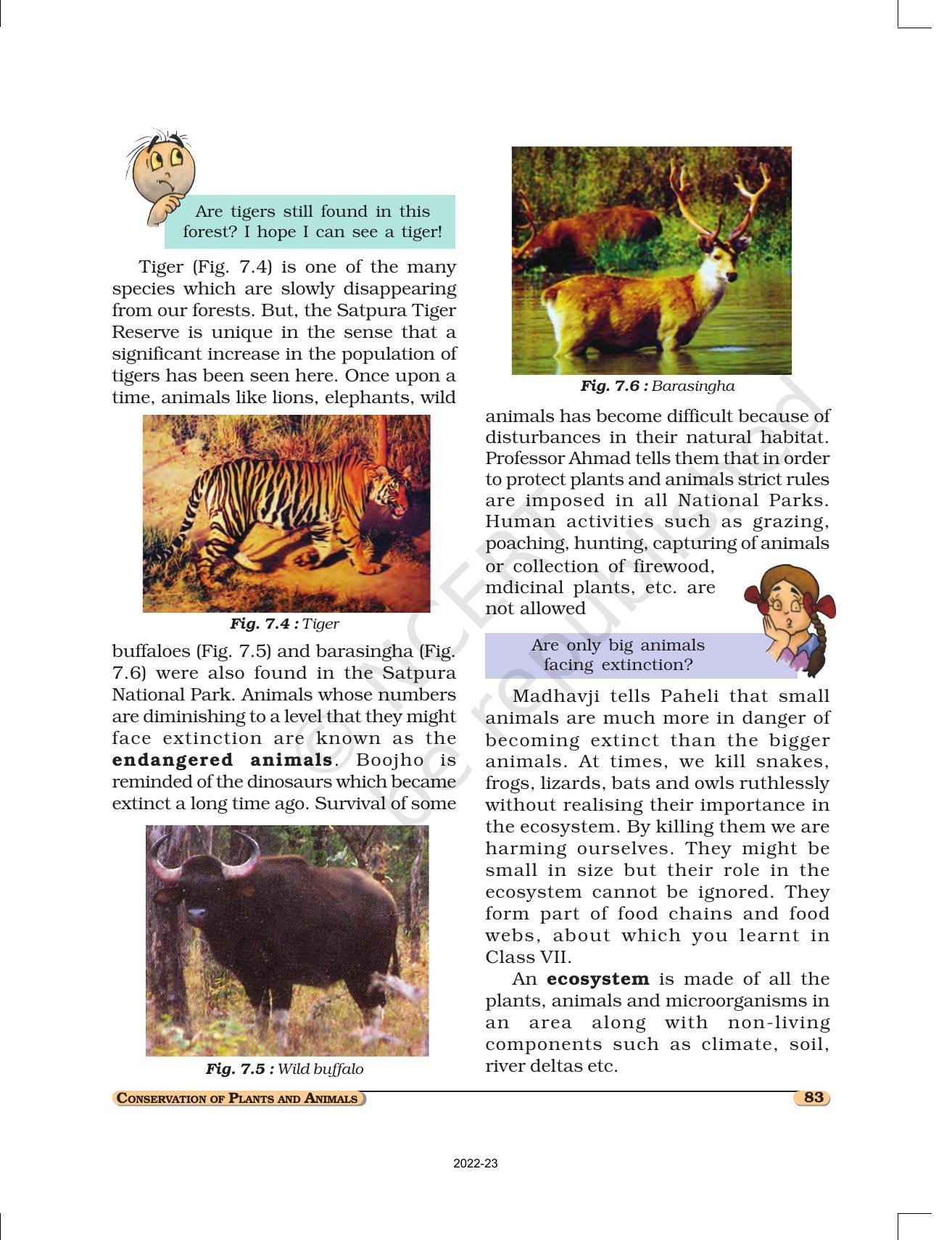 NCERT Book for Class 8 Science Chapter 7 Conservation of Plants and Animals - Page 7