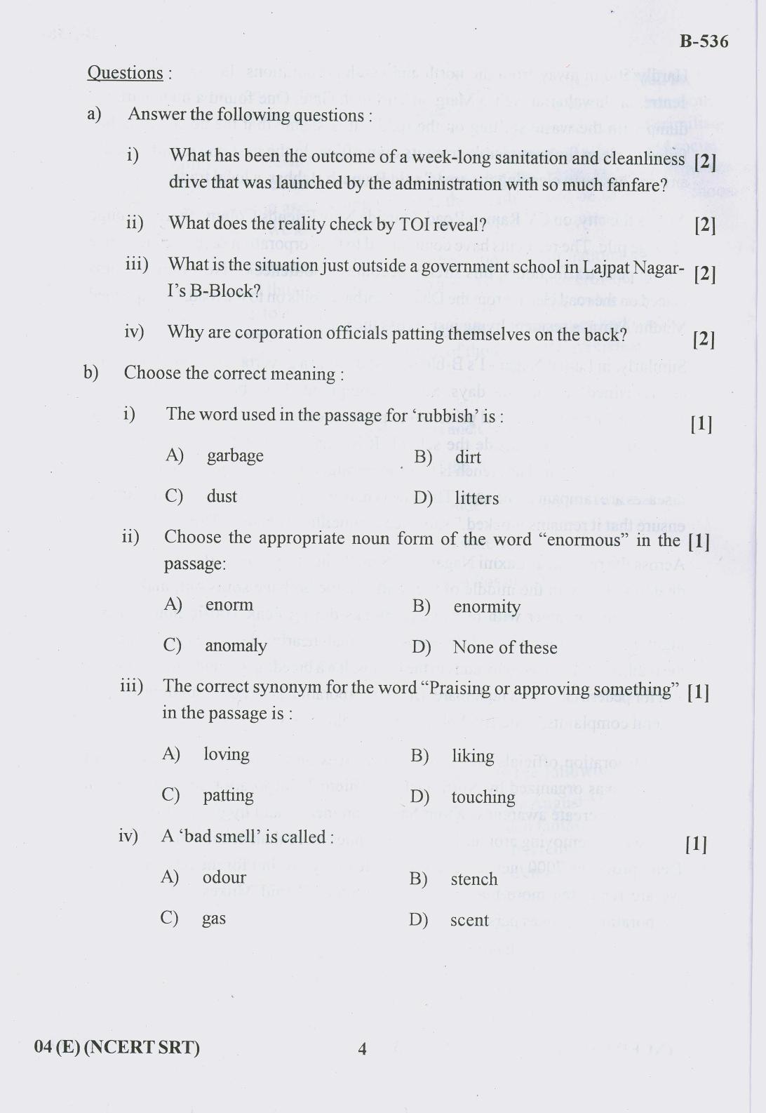 Gujarat Board Class 10th Question Paper 2018 - 04 (English F.L)EnglishNCERT SRT (10th MAR-2018) - Page 4