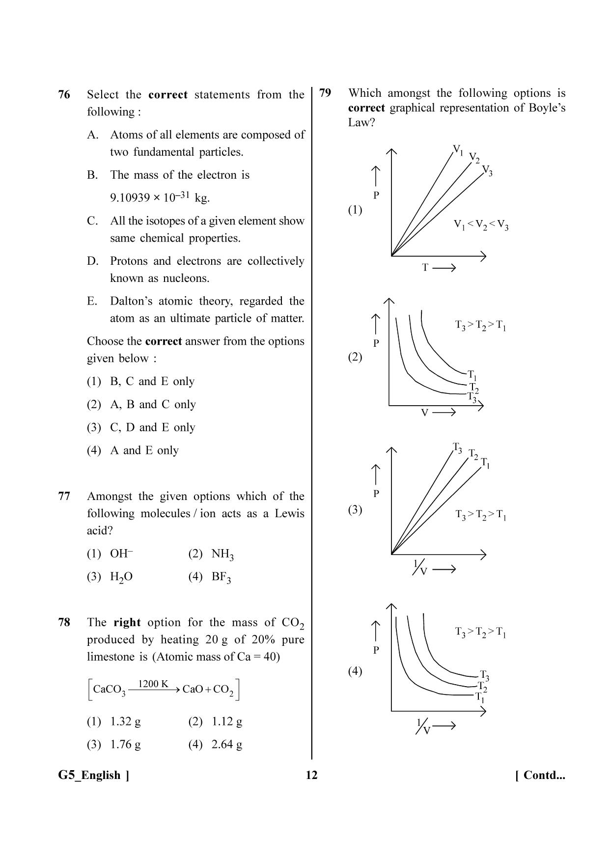 NEET 2023 G5 Question Paper - Page 12