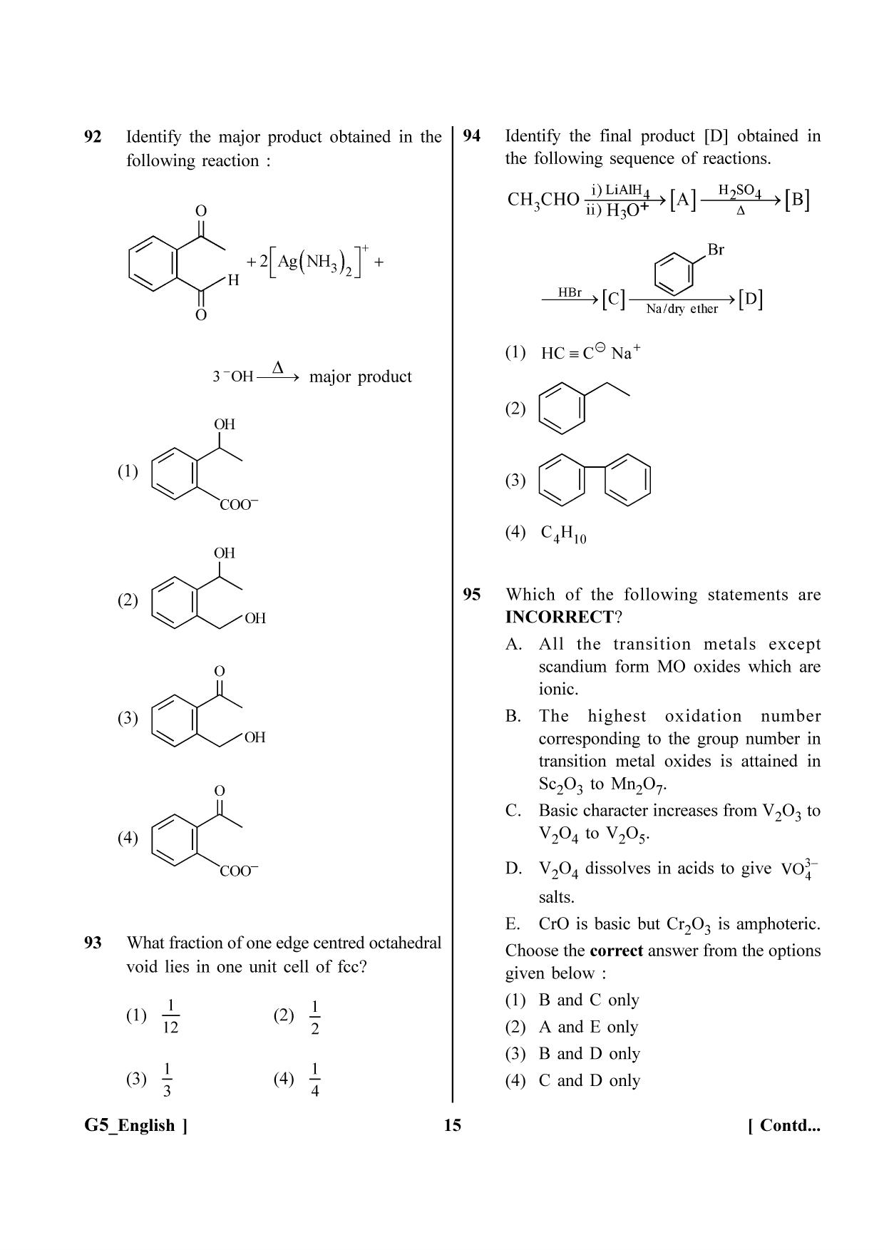 NEET 2023 G5 Question Paper - Page 15