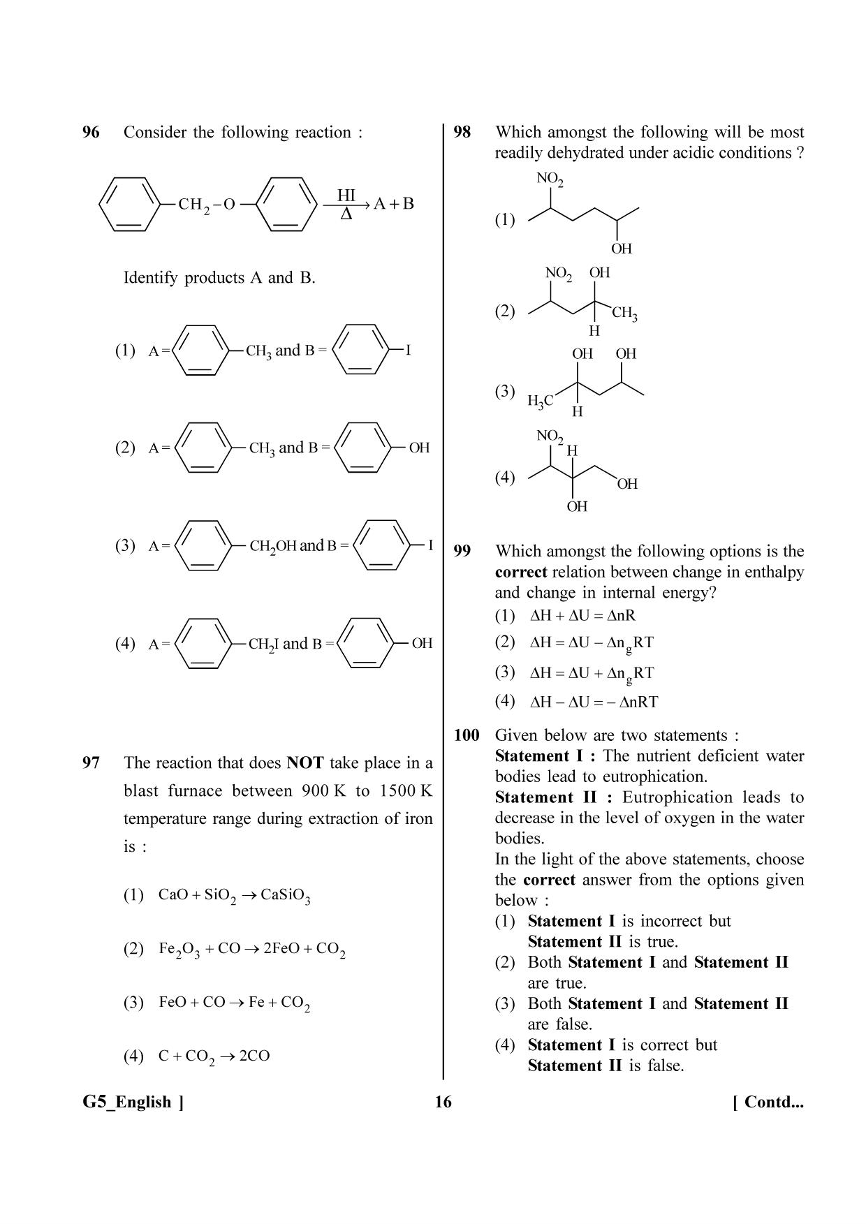 NEET 2023 G5 Question Paper - Page 16