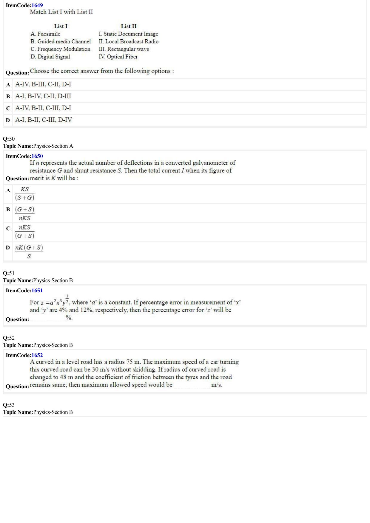 JEE Mains 2022: BTech English (Shift 2) 25-06-2022 Question Paper - Page 12