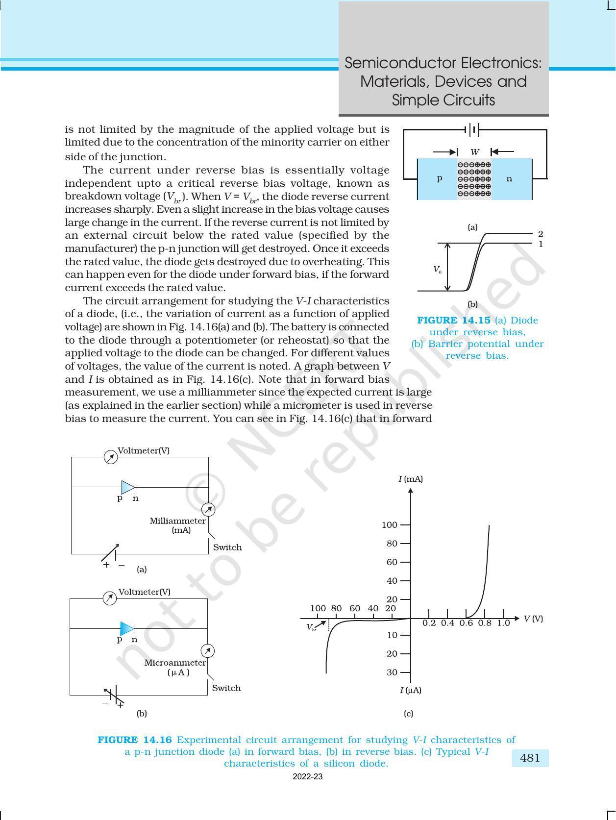 NCERT Book for Class 12 Physics Chapter 14 Semiconductor Electronics Materials Devices And Simple Circuit - Page 15
