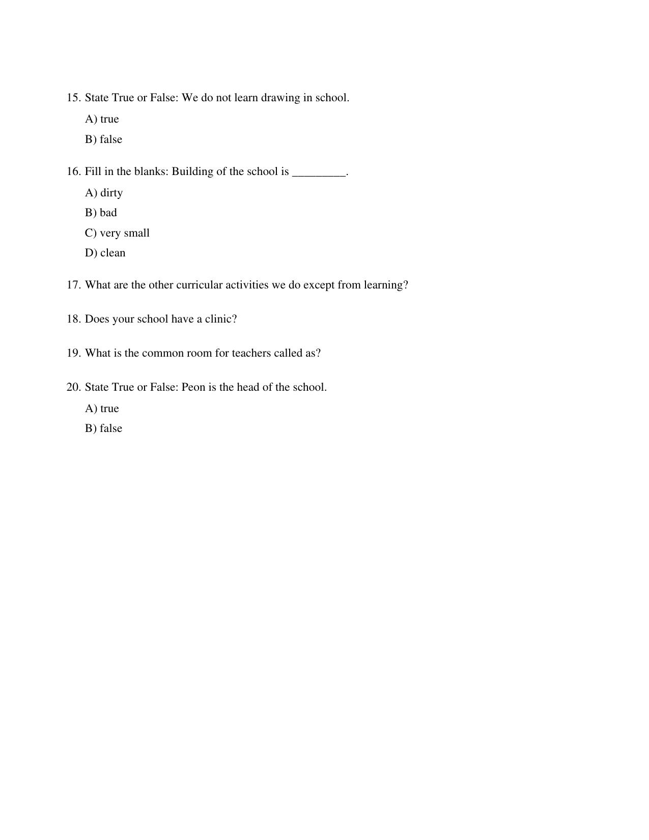 CBSE Class 1 EVS My Family Worksheets - Page 2